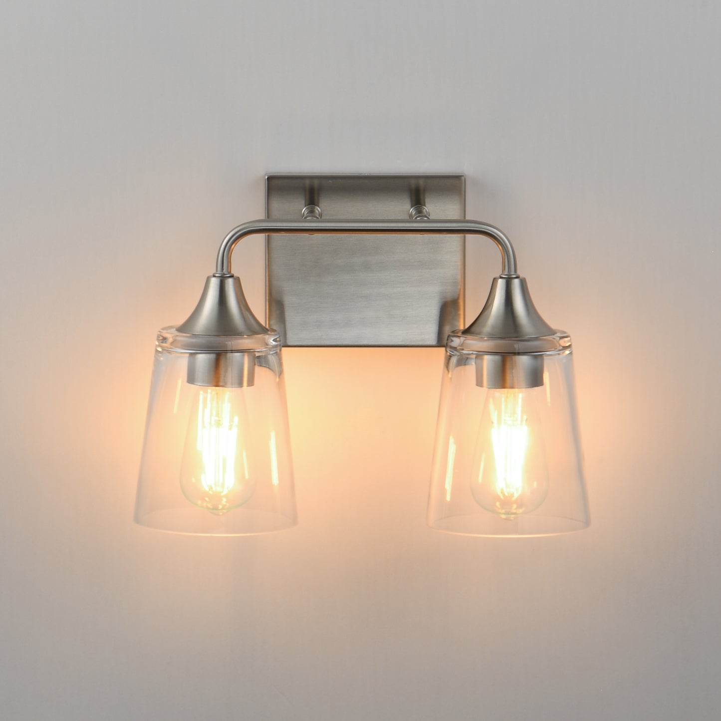 Hudson 2-Light Bath Vanity Satin Nickel by Maxim Lighting