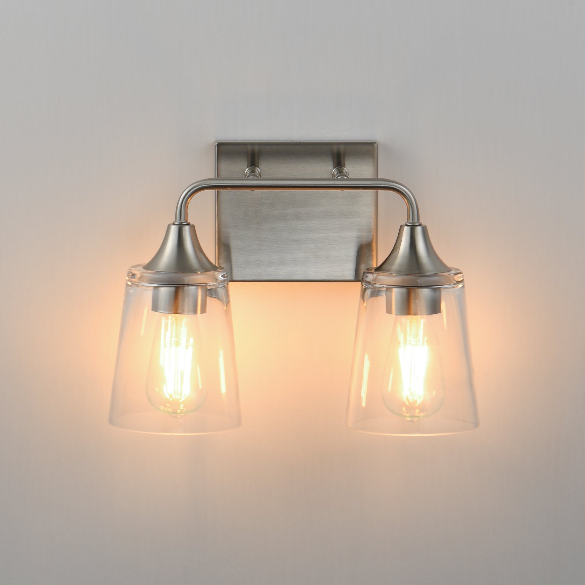 Hudson 2-Light Bath Vanity Satin Nickel by Maxim Lighting