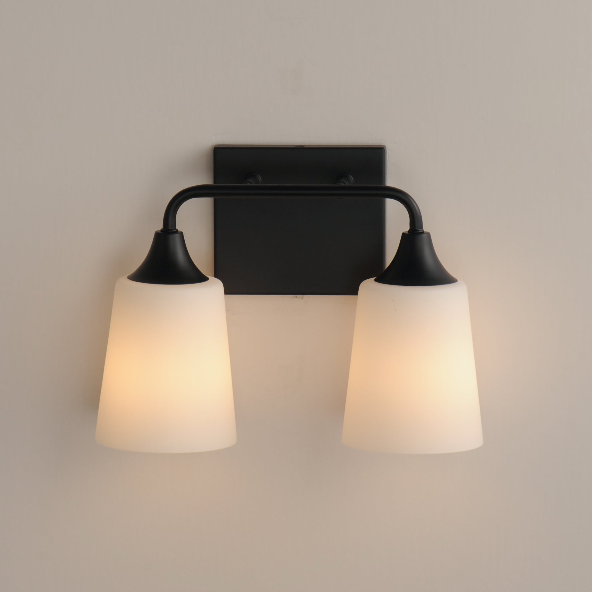 Hudson 2-Light Bath Vanity Black by Maxim Lighting