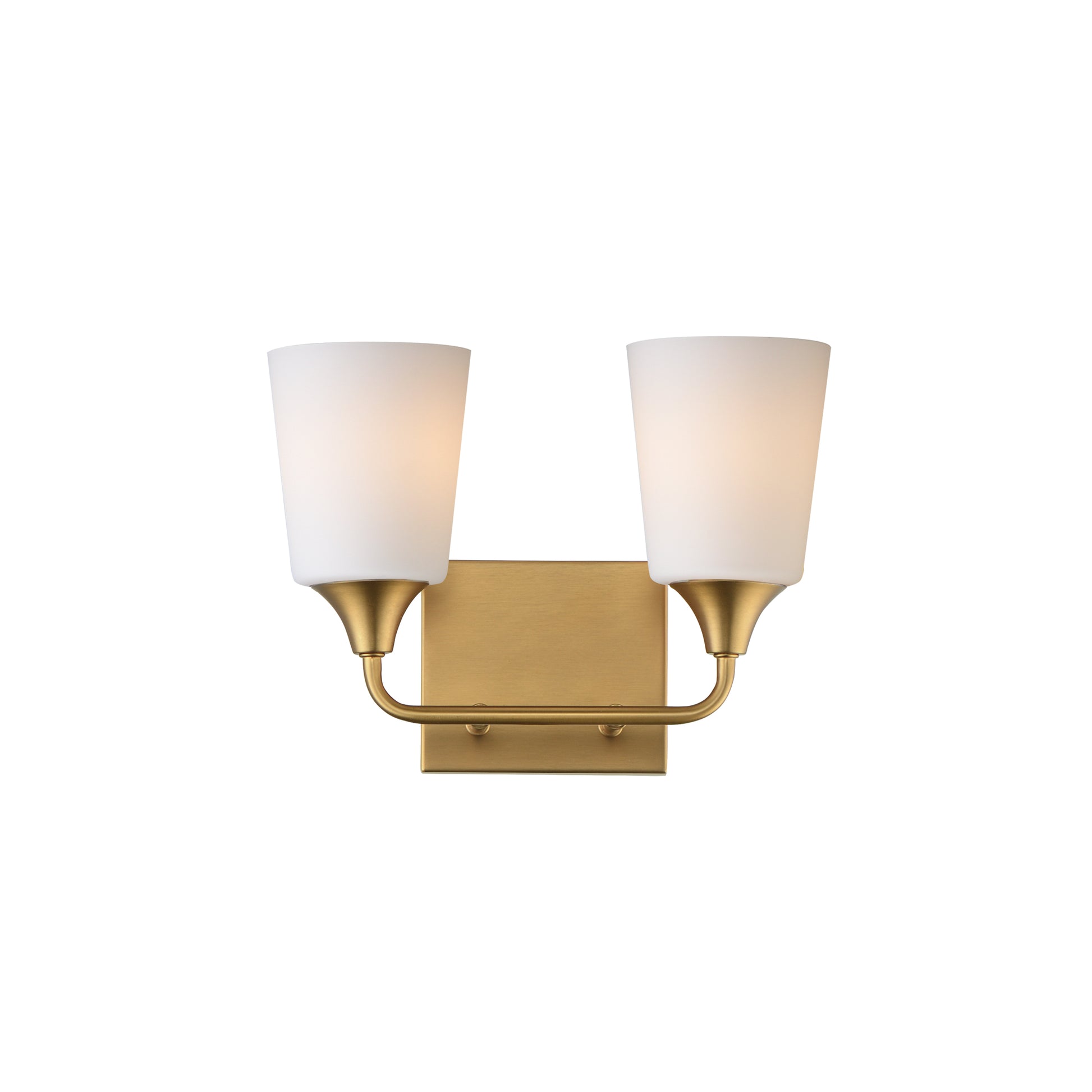 Hudson 2-Light Bath Vanity Natural Aged Brass by Maxim Lighting