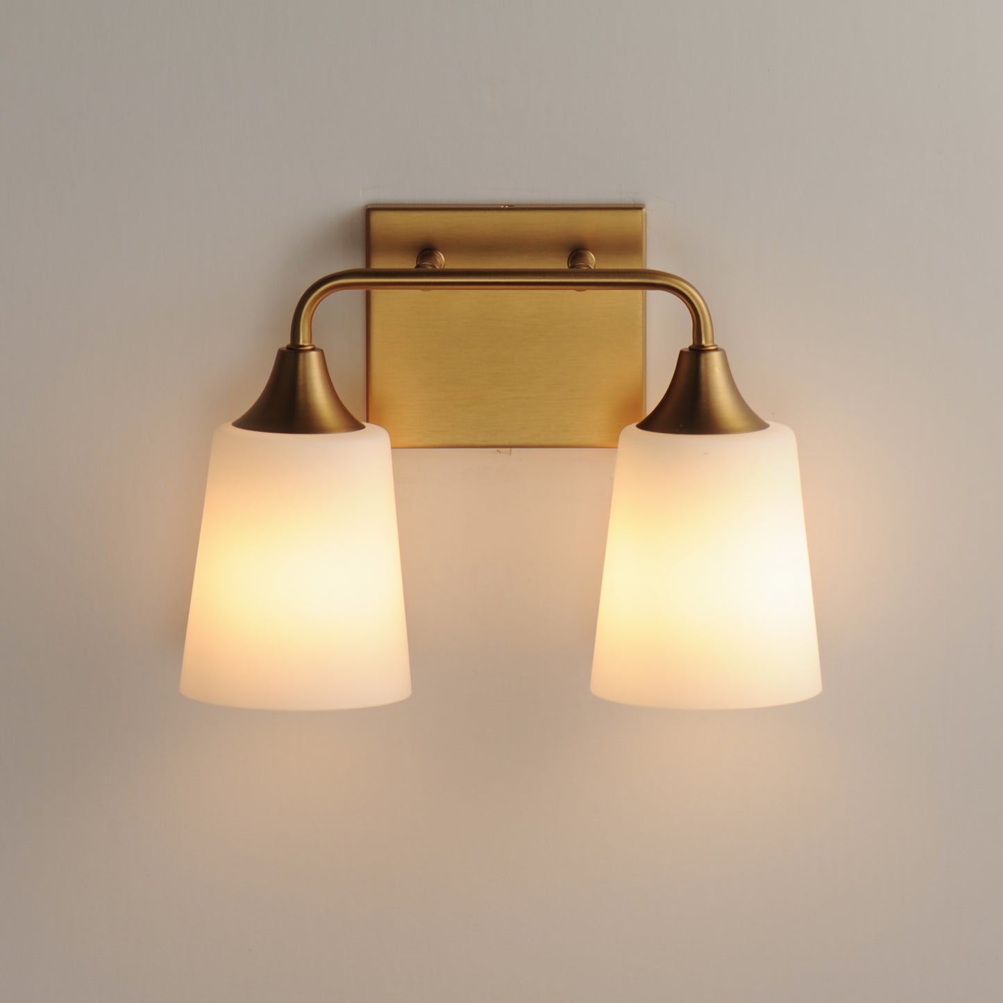 Hudson 2-Light Bath Vanity Natural Aged Brass by Maxim Lighting