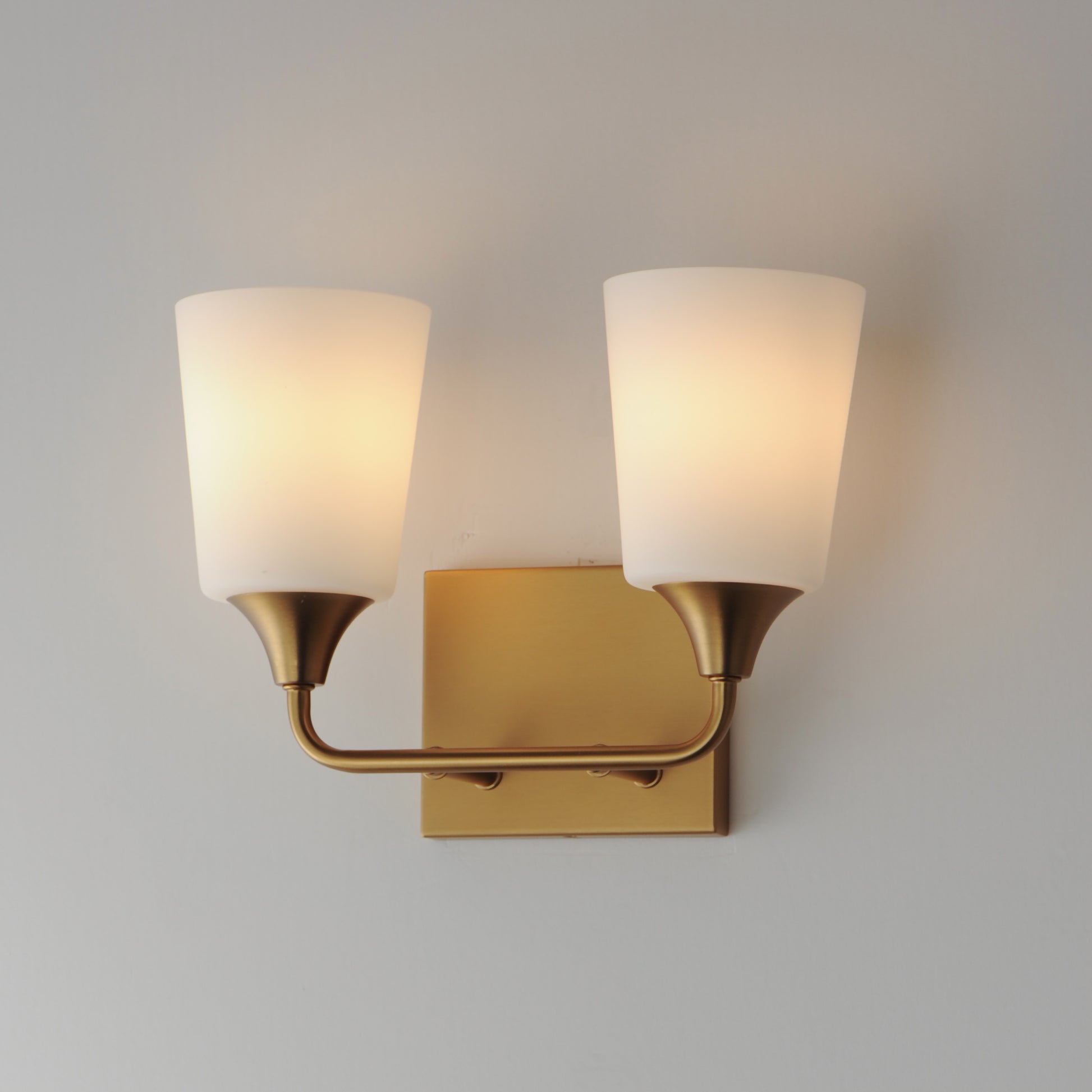 Hudson 2-Light Bath Vanity Natural Aged Brass by Maxim Lighting