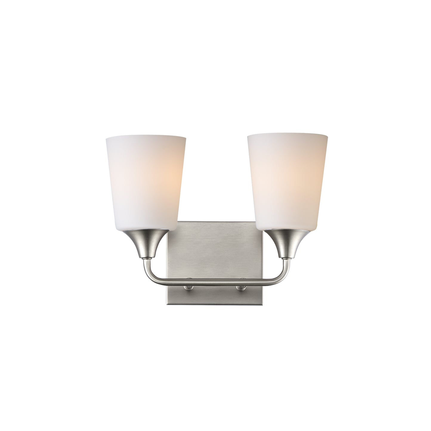 Hudson 2-Light Bath Vanity Satin Nickel by Maxim Lighting