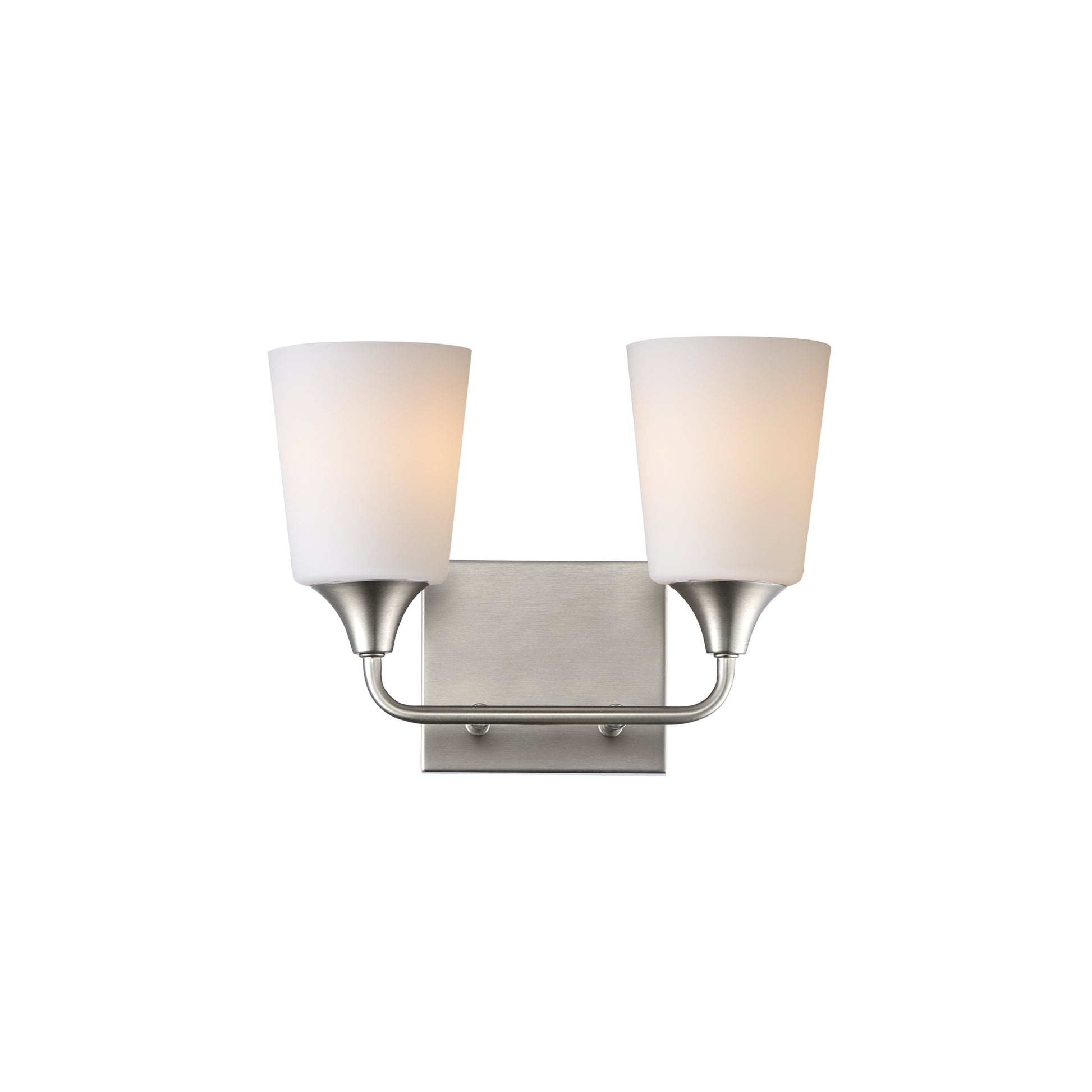 Hudson 2-Light Bath Vanity Satin Nickel by Maxim Lighting