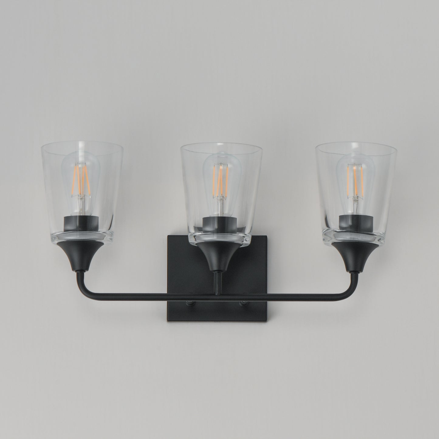 Hudson 3-Light Bath Vanity Black by Maxim Lighting