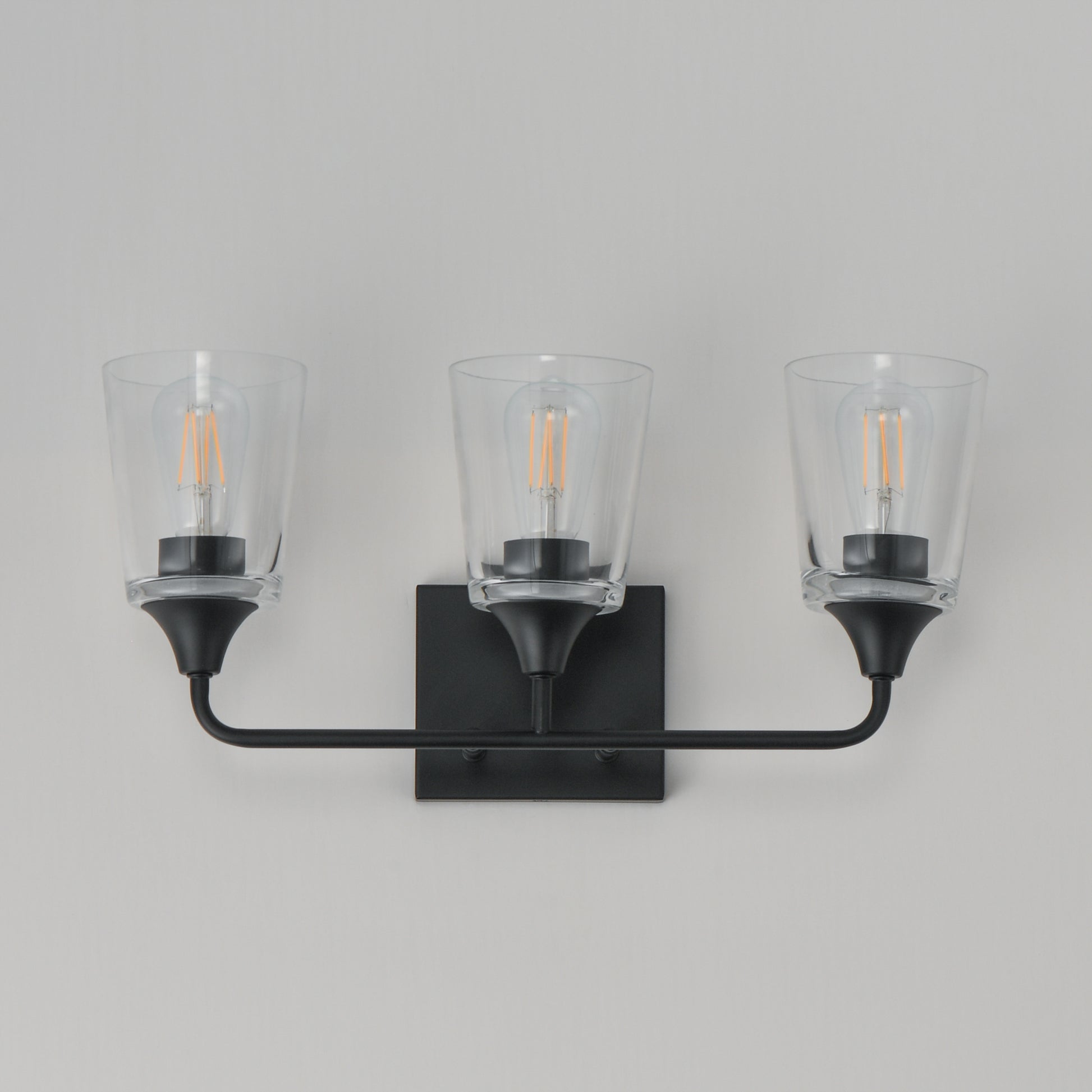 Hudson 3-Light Bath Vanity Black by Maxim Lighting