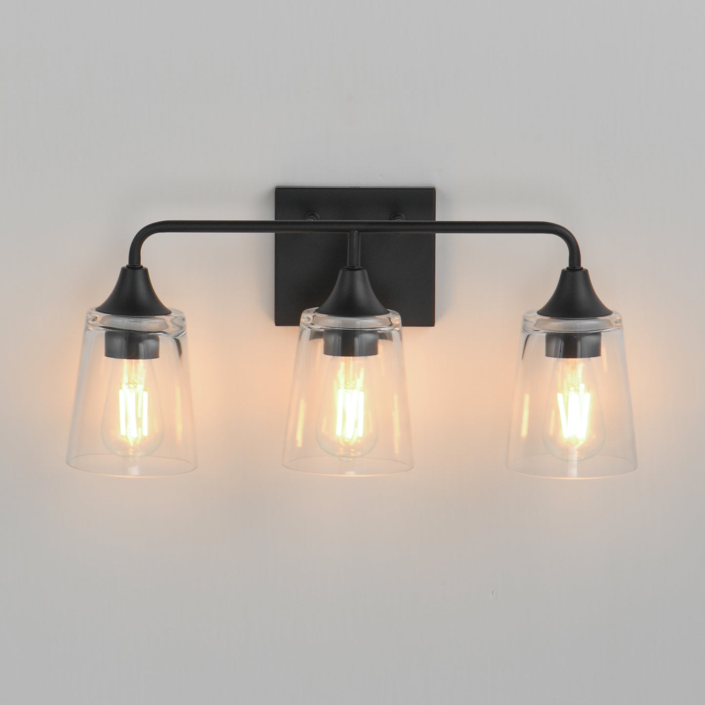 Hudson 3-Light Bath Vanity Black by Maxim Lighting