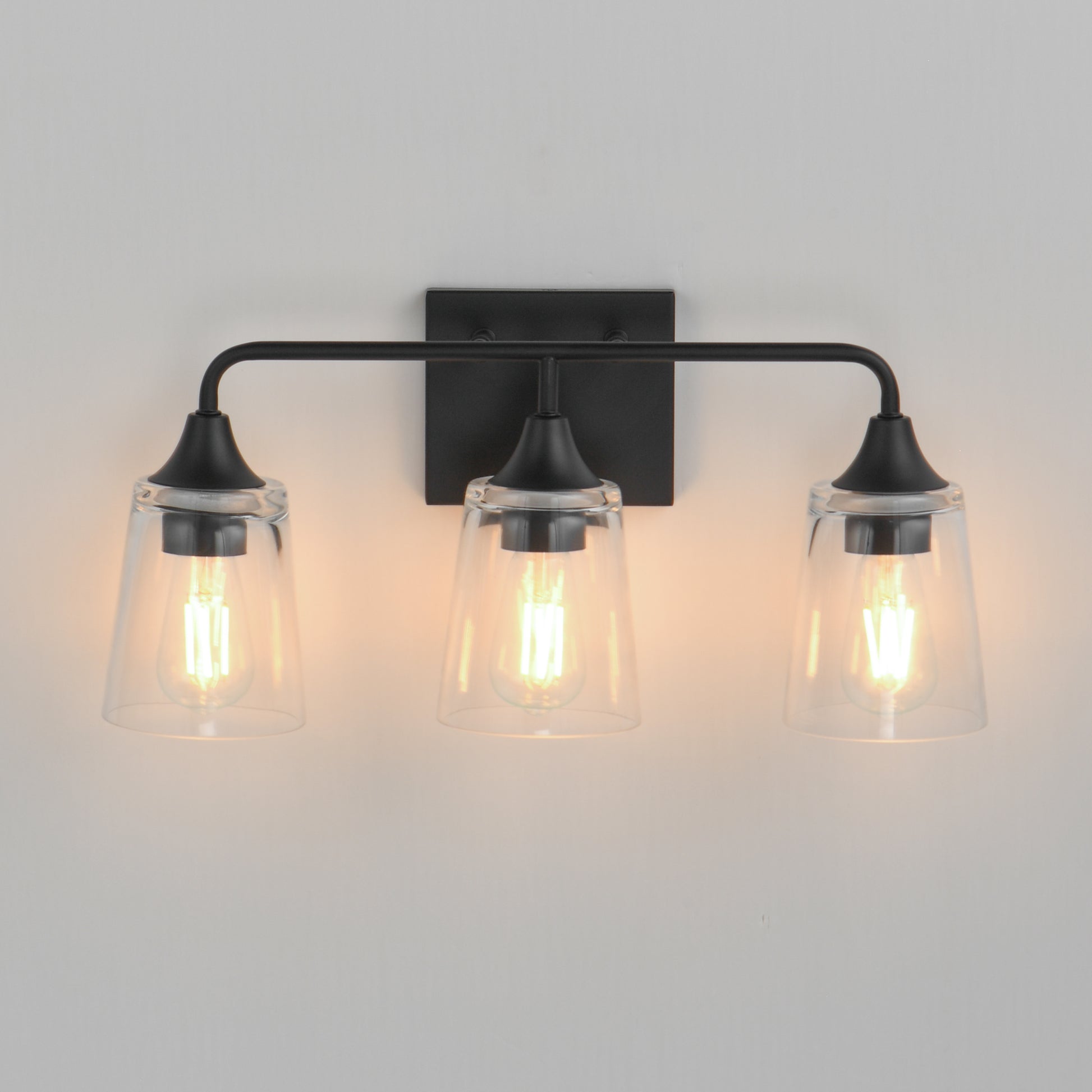 Hudson 3-Light Bath Vanity Black by Maxim Lighting