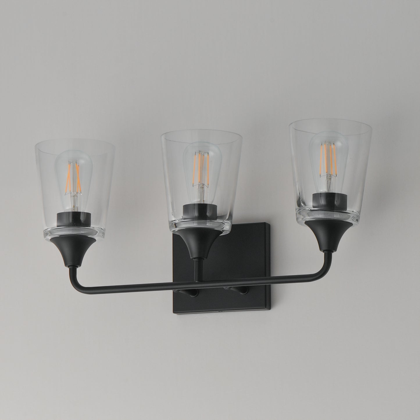 Hudson 3-Light Bath Vanity Black by Maxim Lighting