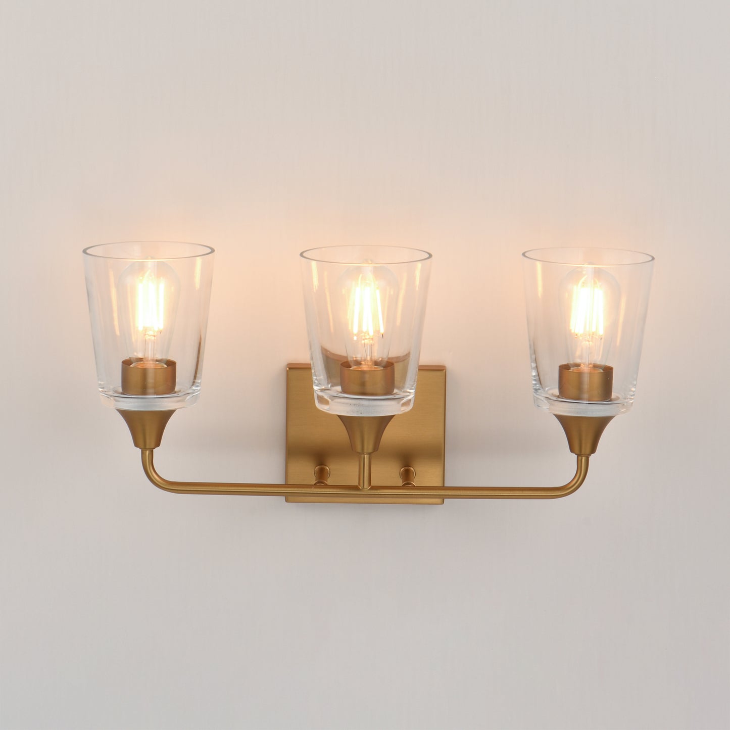 Hudson 3-Light Bath Vanity Natural Aged Brass by Maxim Lighting
