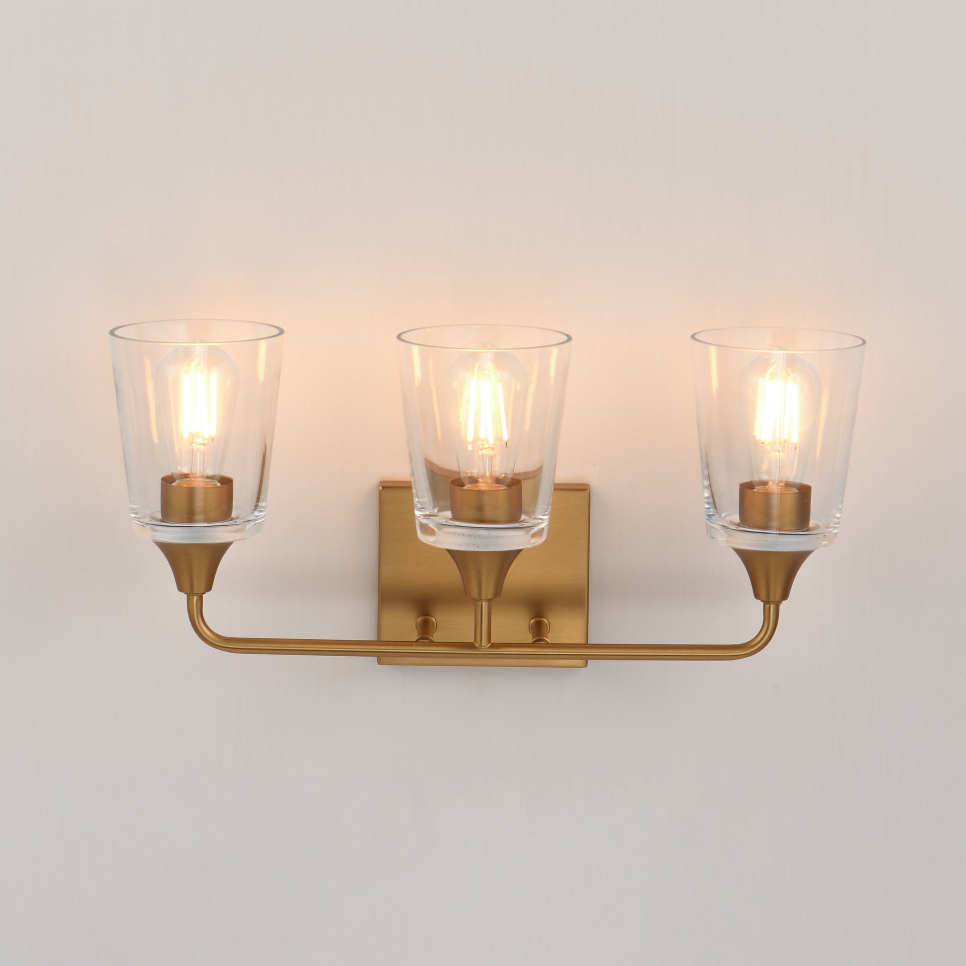 Hudson 3-Light Bath Vanity Natural Aged Brass by Maxim Lighting