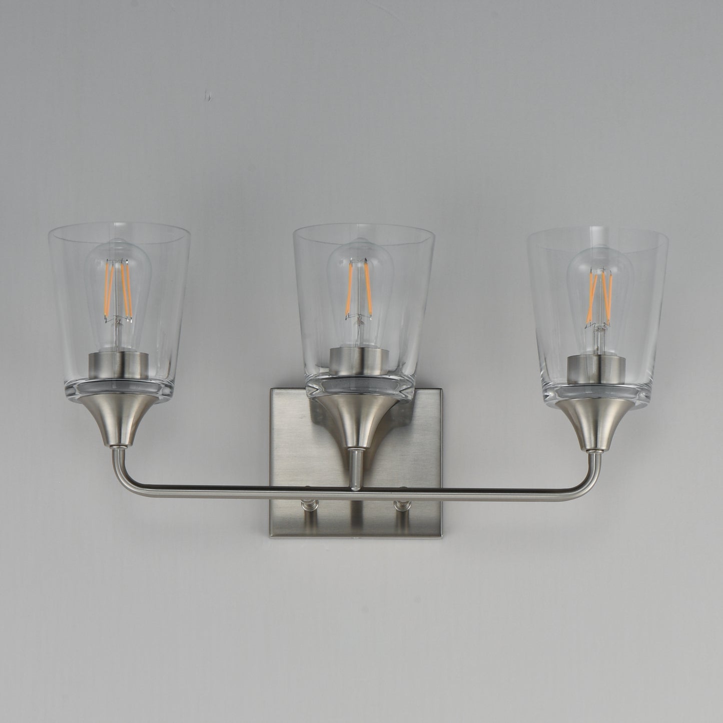 Hudson 3-Light Bath Vanity Satin Nickel by Maxim Lighting