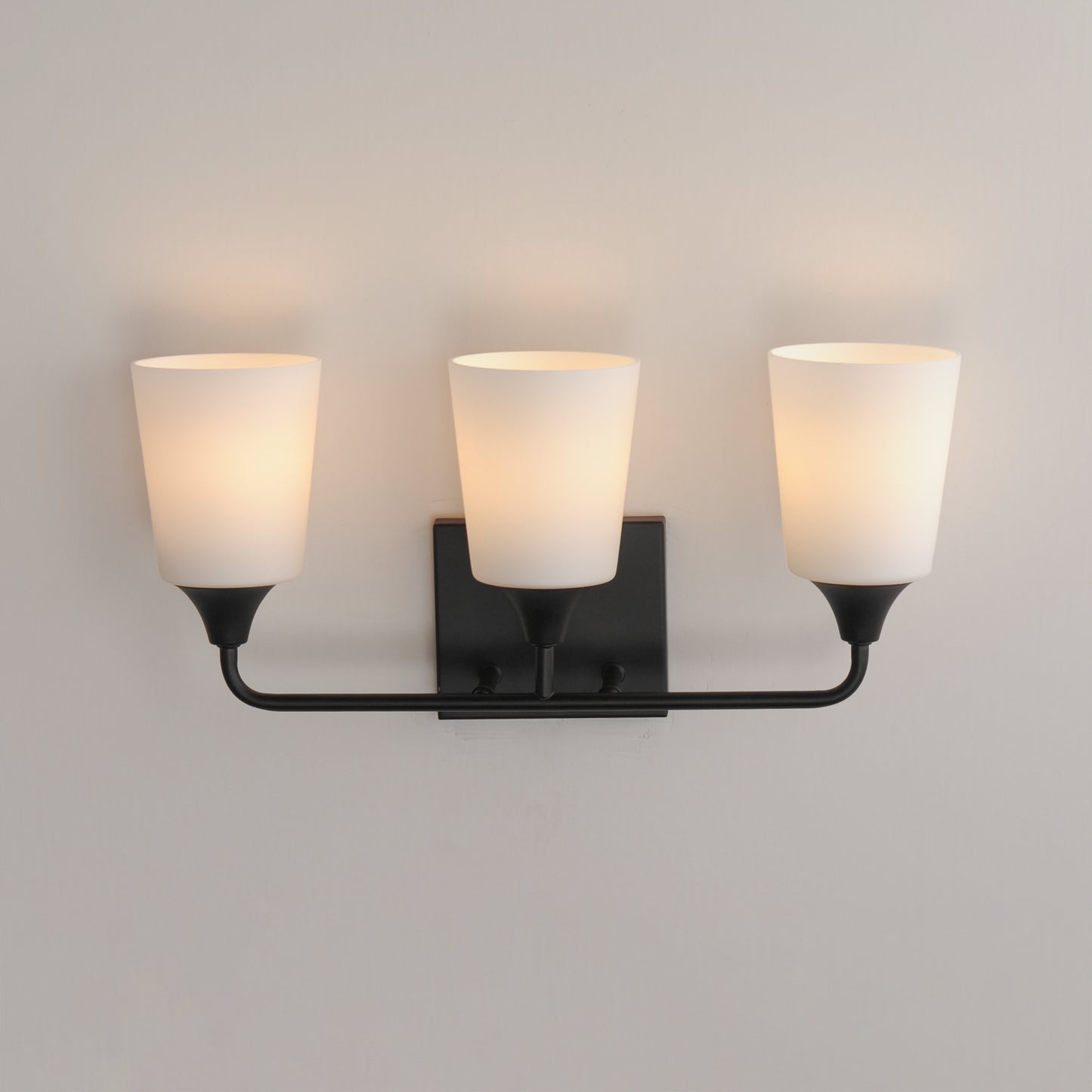 Hudson 3-Light Bath Vanity Black by Maxim Lighting