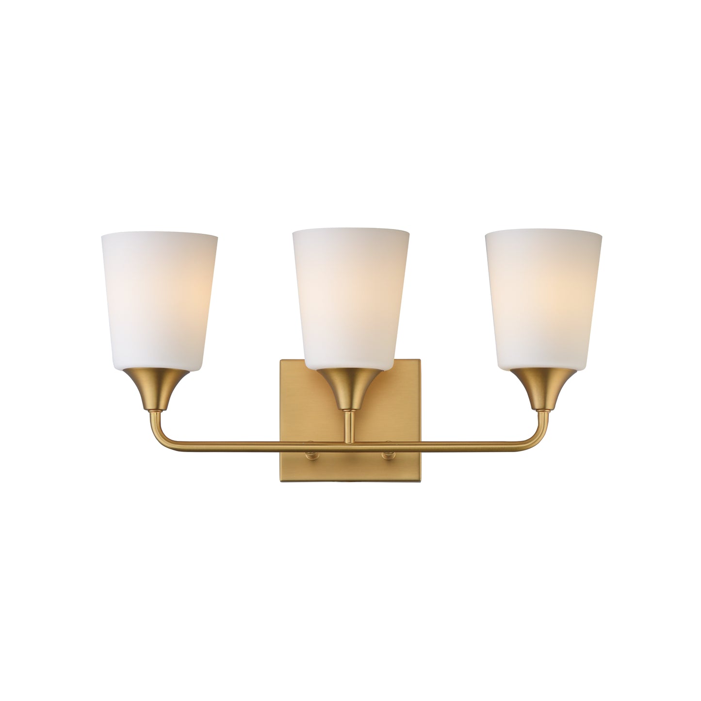 Hudson 3-Light Bath Vanity Natural Aged Brass by Maxim Lighting