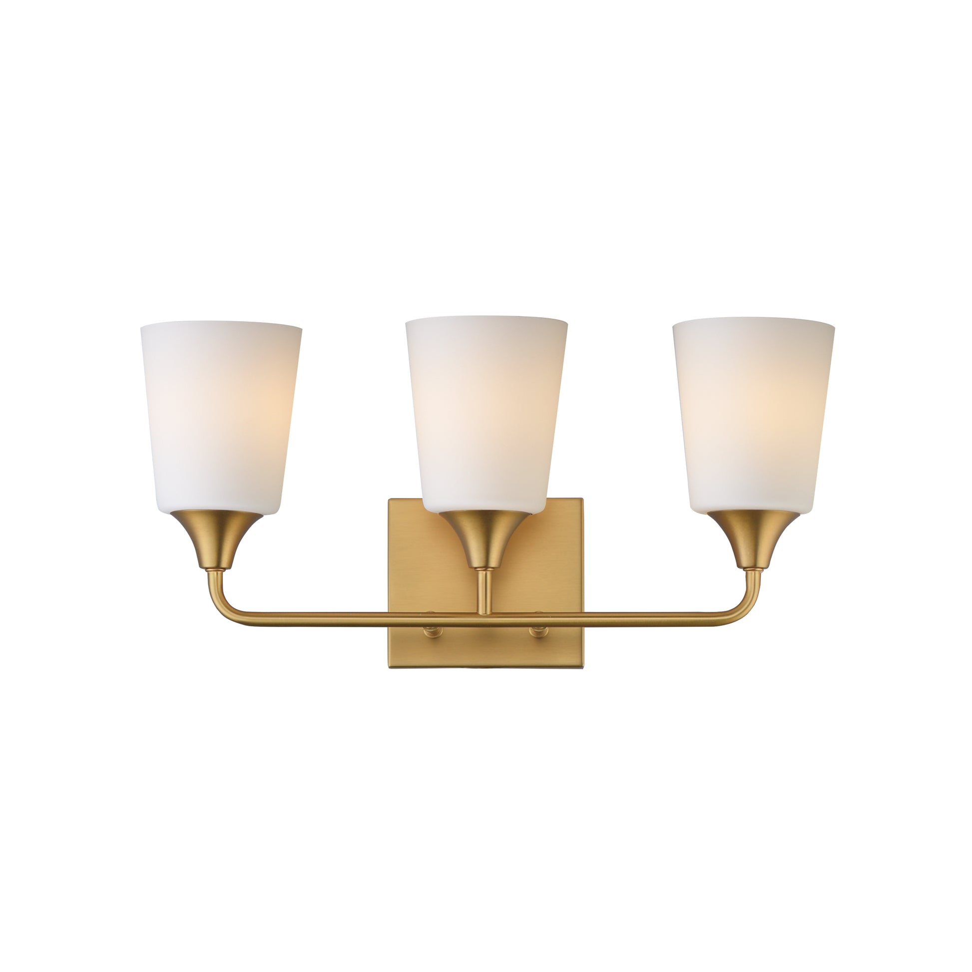 Hudson 3-Light Bath Vanity Natural Aged Brass by Maxim Lighting