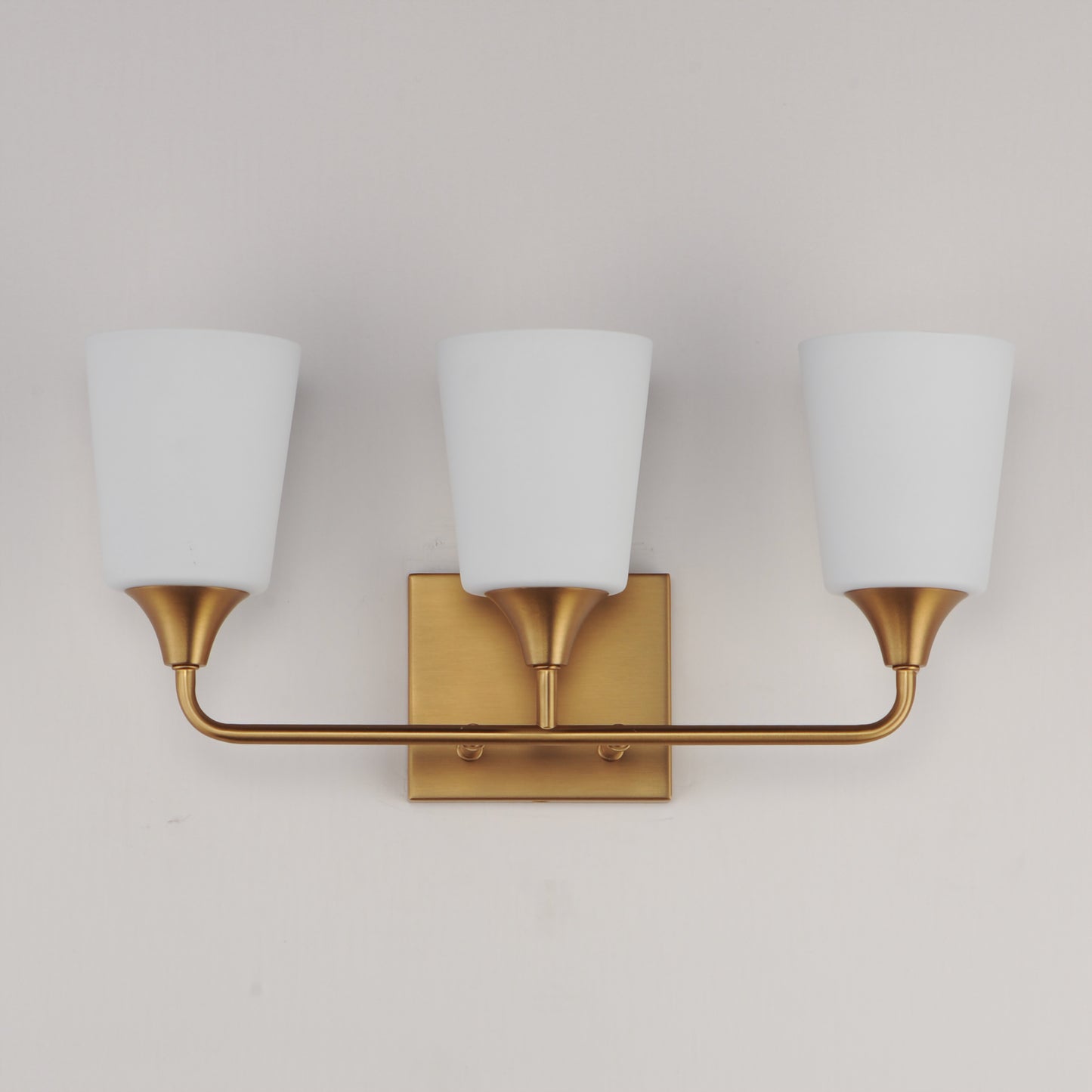 Hudson 3-Light Bath Vanity Natural Aged Brass by Maxim Lighting