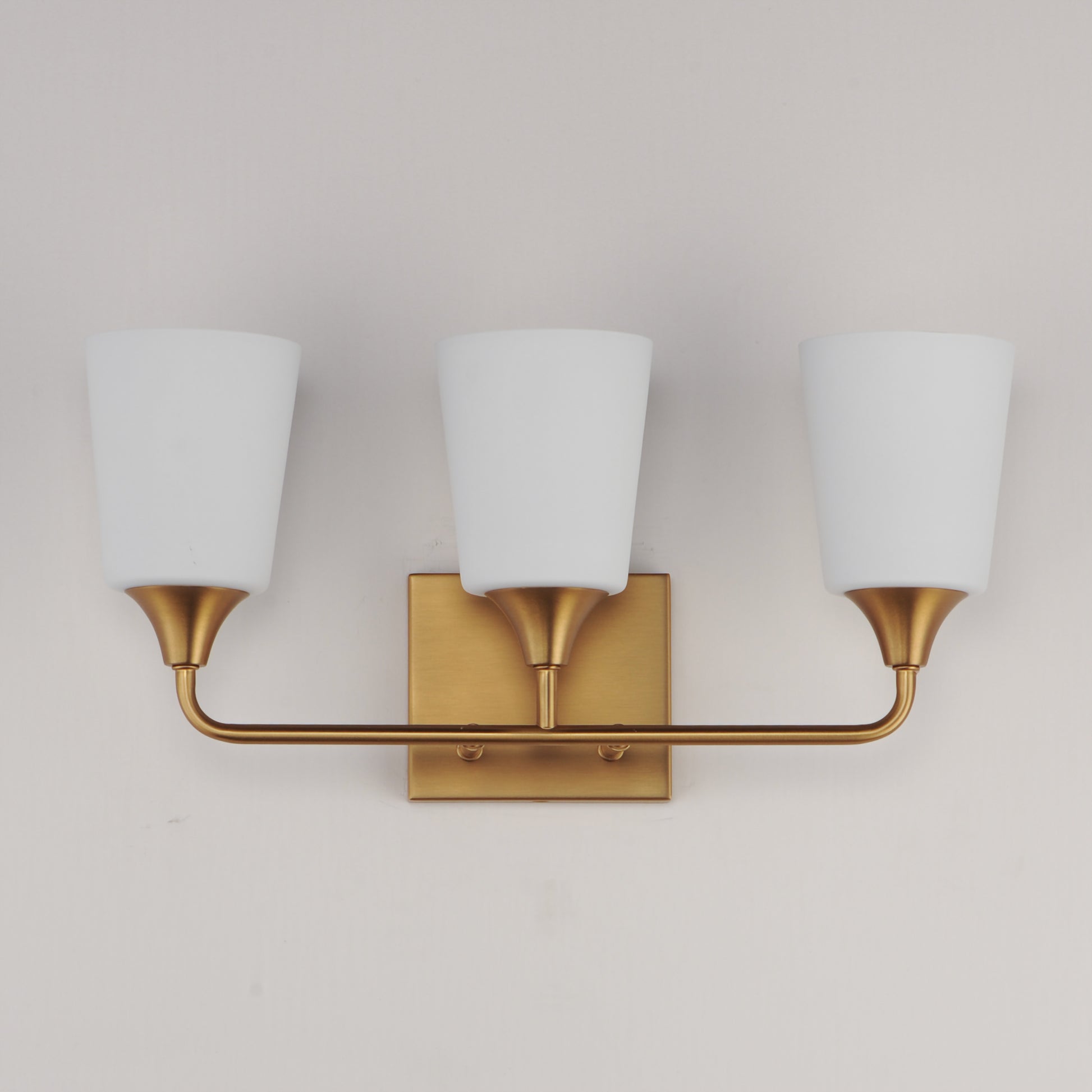 Hudson 3-Light Bath Vanity Natural Aged Brass by Maxim Lighting