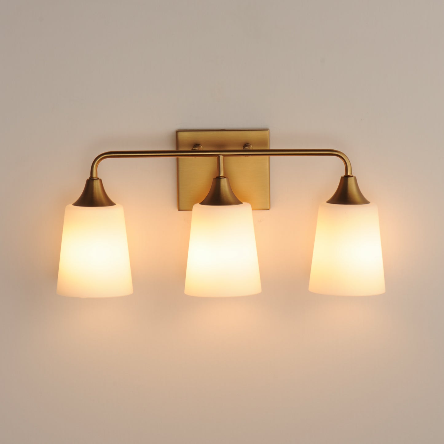 Hudson 3-Light Bath Vanity Natural Aged Brass by Maxim Lighting