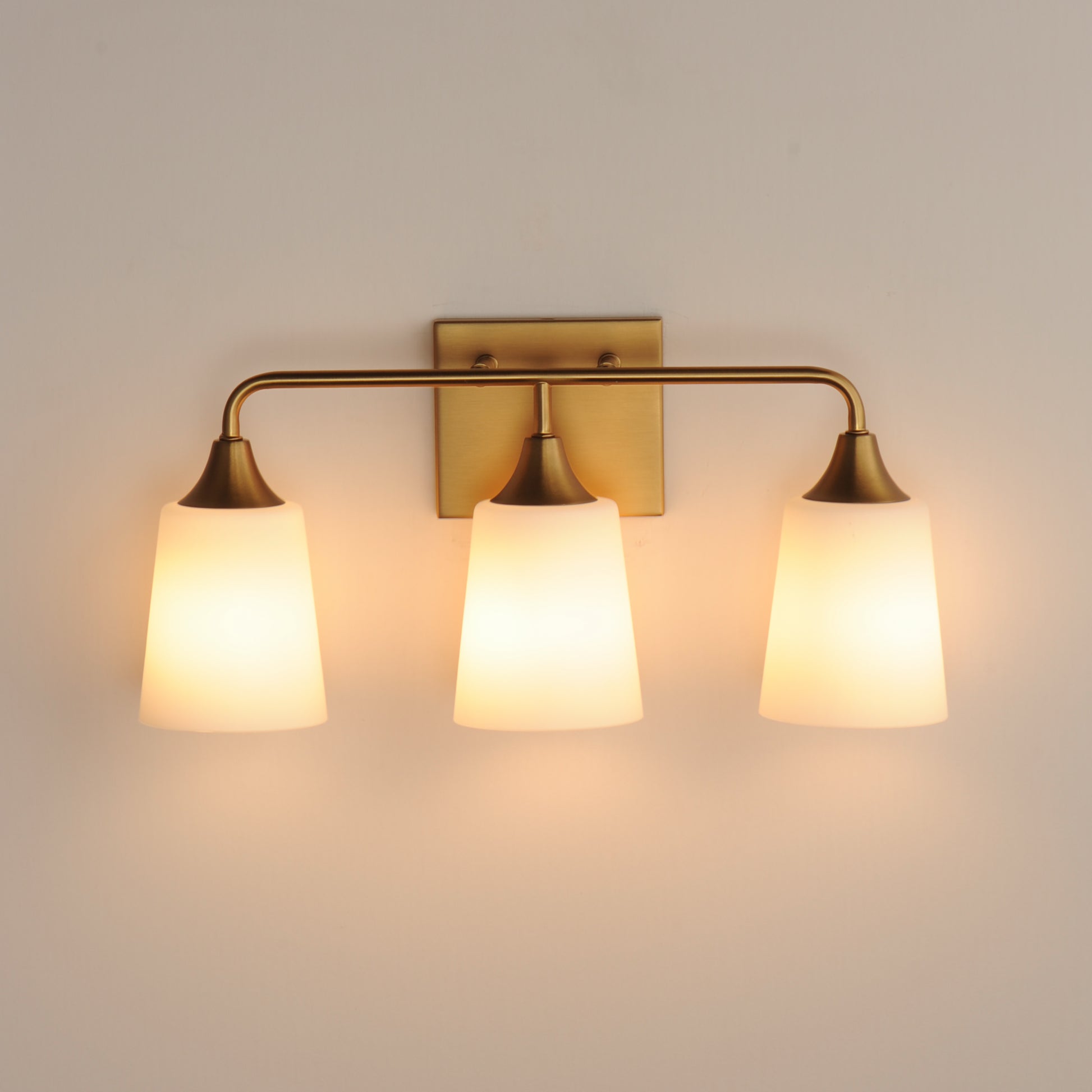 Hudson 3-Light Bath Vanity Natural Aged Brass by Maxim Lighting