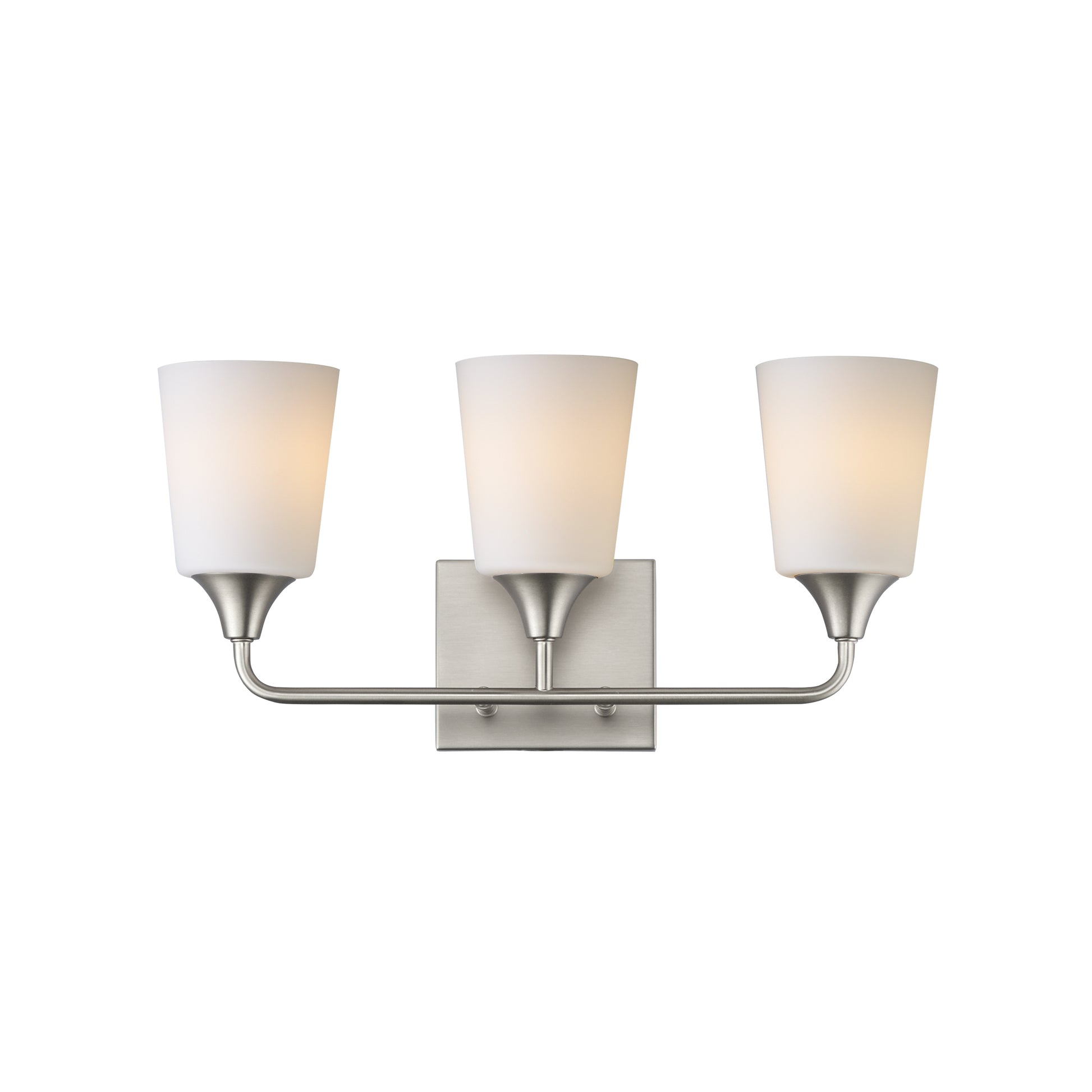 Hudson 3-Light Bath Vanity Satin Nickel by Maxim Lighting