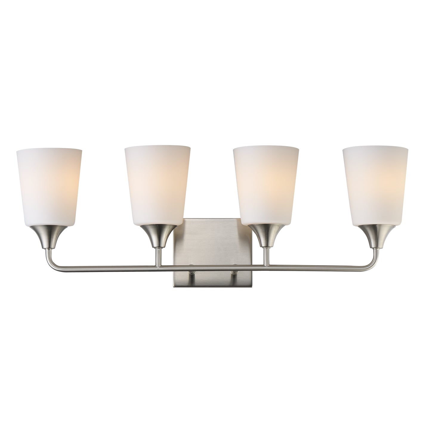 Hudson 4-Light Bath Vanity Satin Nickel by Maxim Lighting