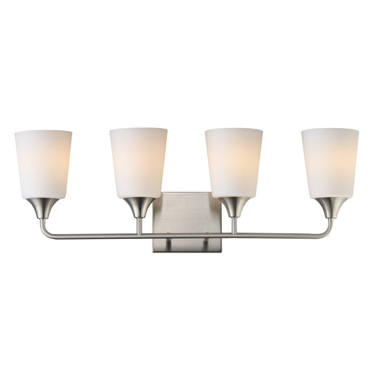 Hudson 4-Light Bath Vanity Satin Nickel by Maxim Lighting