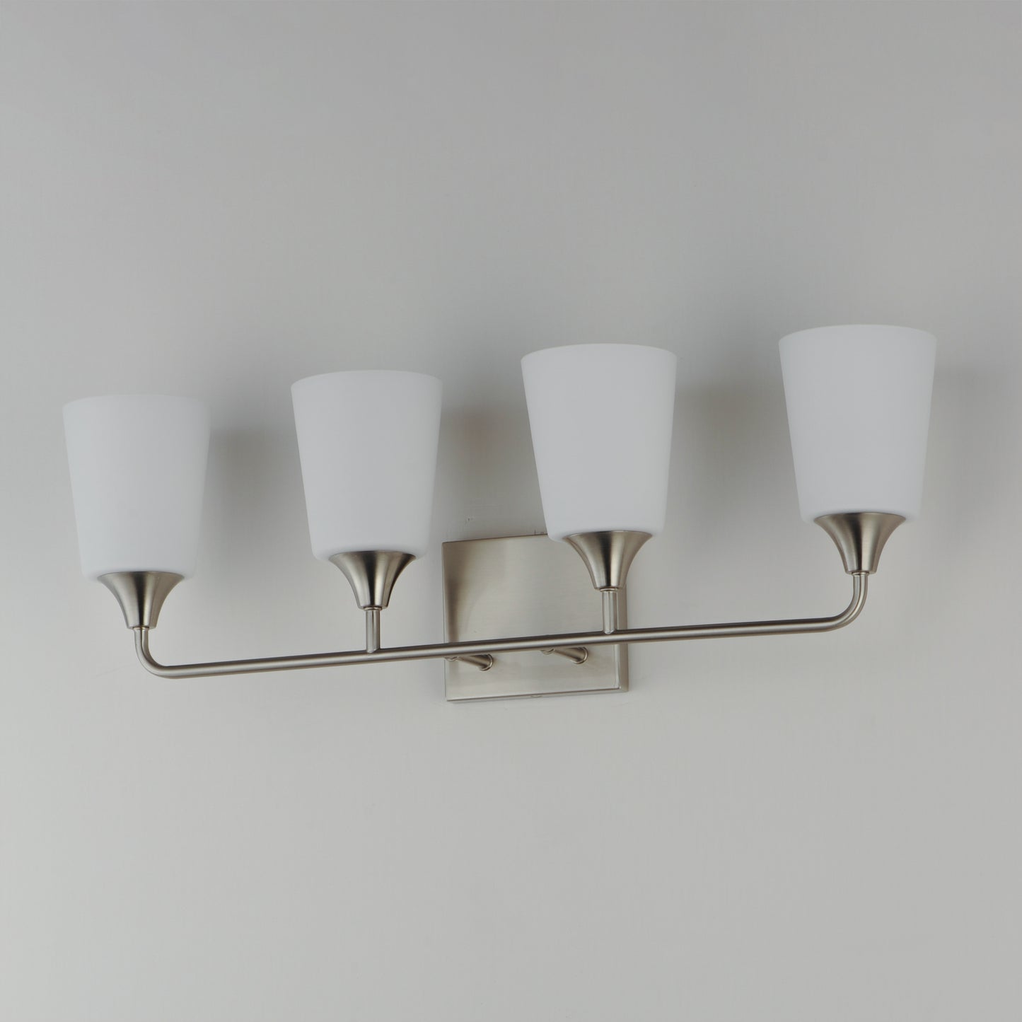Hudson 4-Light Bath Vanity Satin Nickel by Maxim Lighting