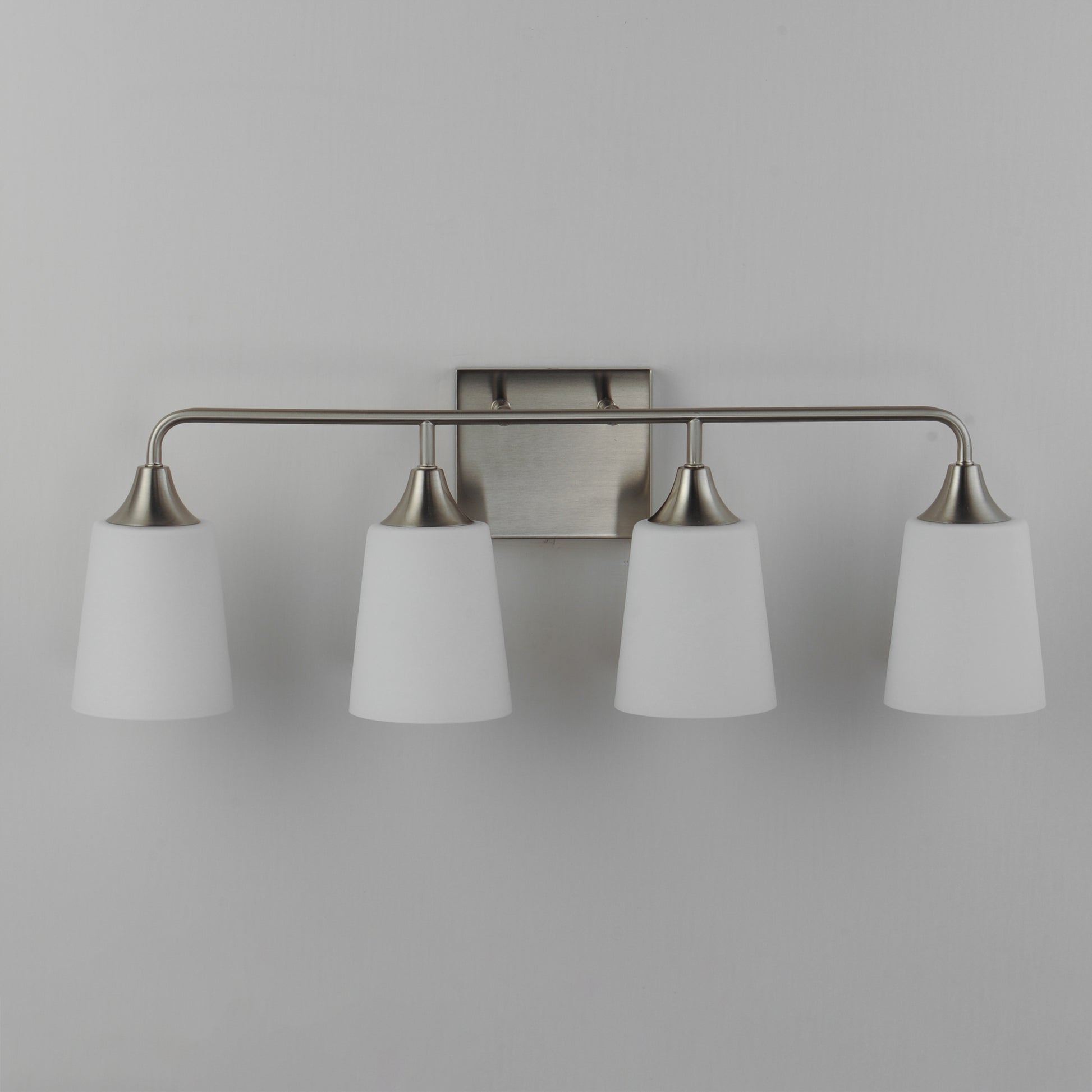 Hudson 4-Light Bath Vanity Satin Nickel by Maxim Lighting