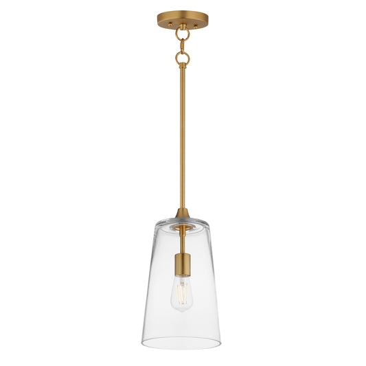 Hudson Pendant Natural Aged Brass by Maxim Lighting