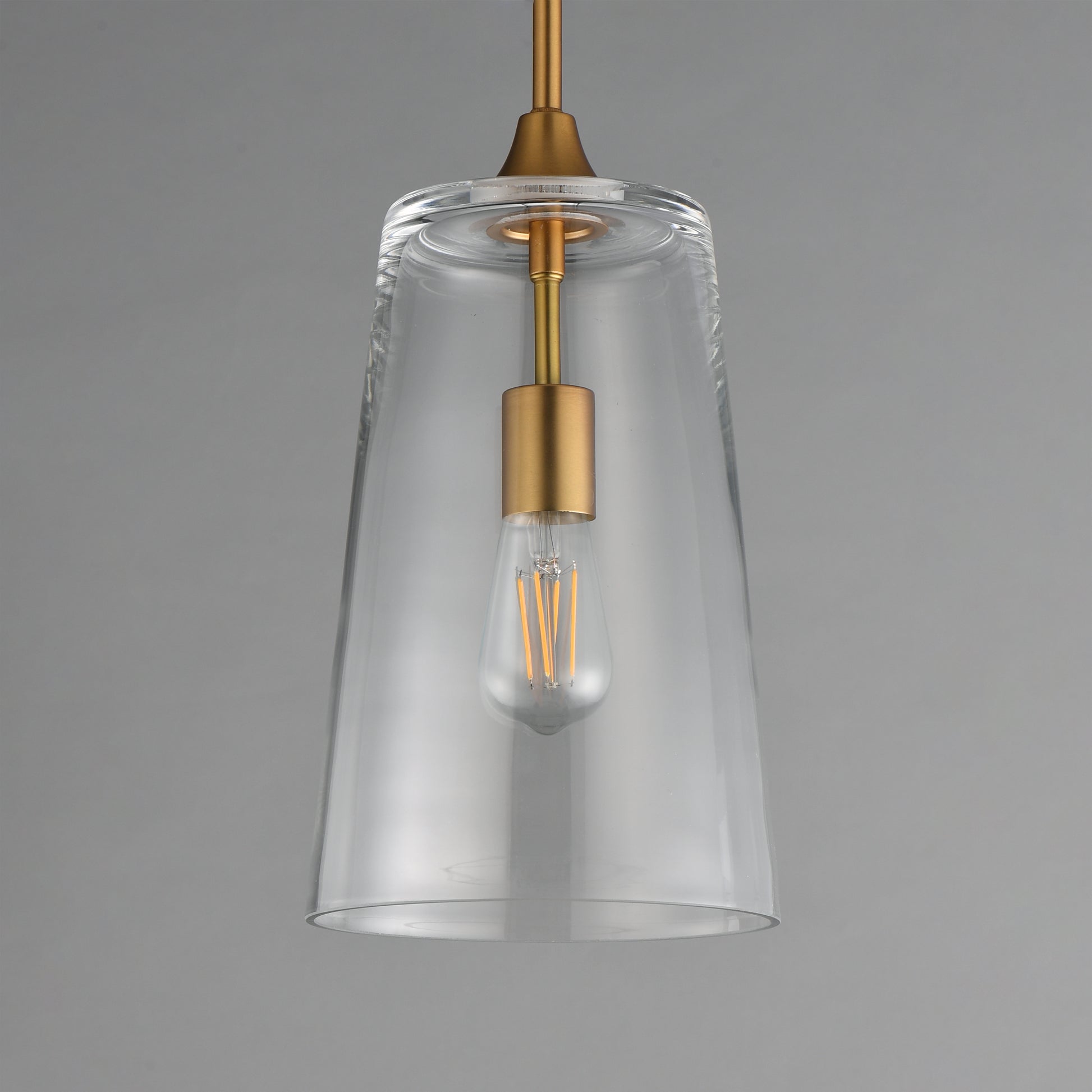 Hudson Pendant Natural Aged Brass by Maxim Lighting