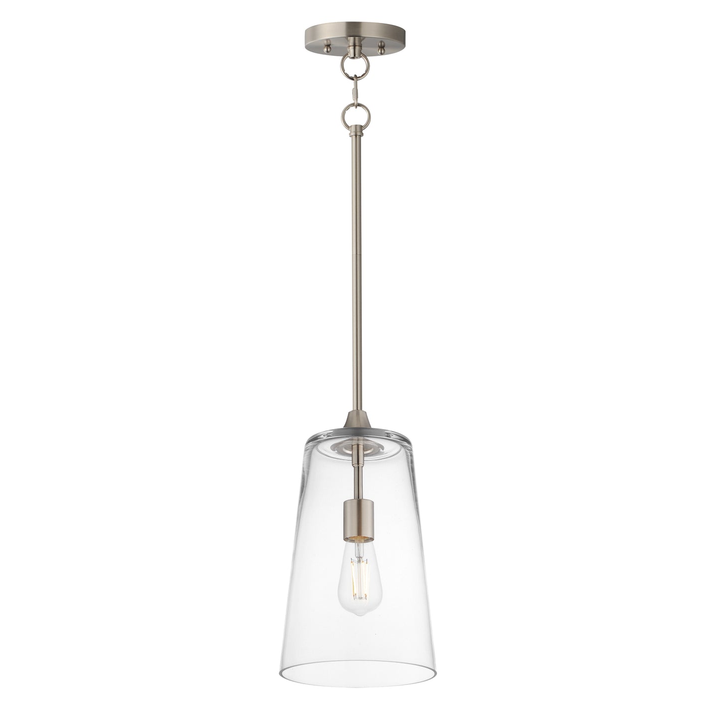 Hudson Pendant Satin Nickel by Maxim Lighting