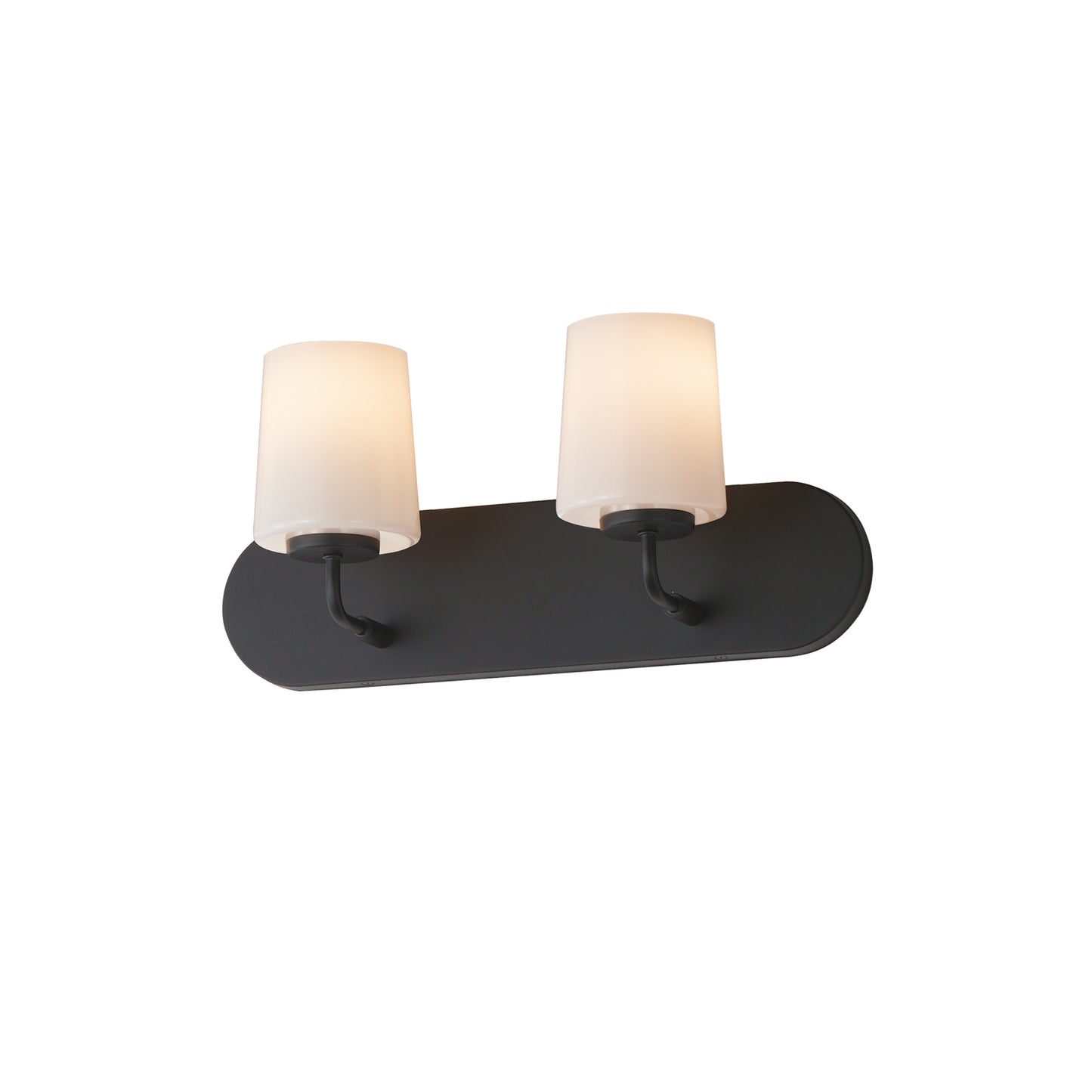 Durham 2-Light Strip Bath Vanity Black by Maxim Lighting