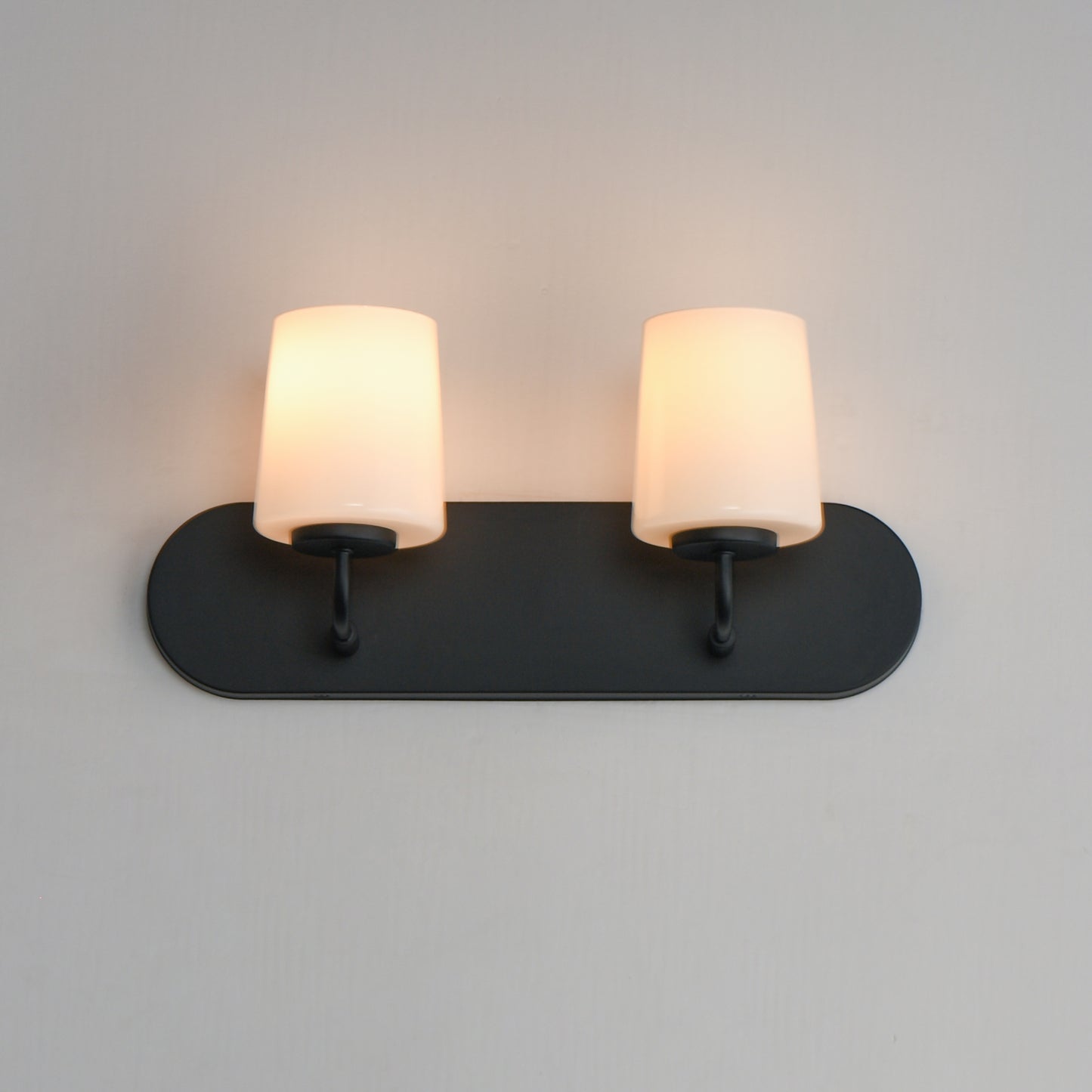 Durham 2-Light Strip Bath Vanity Black by Maxim Lighting
