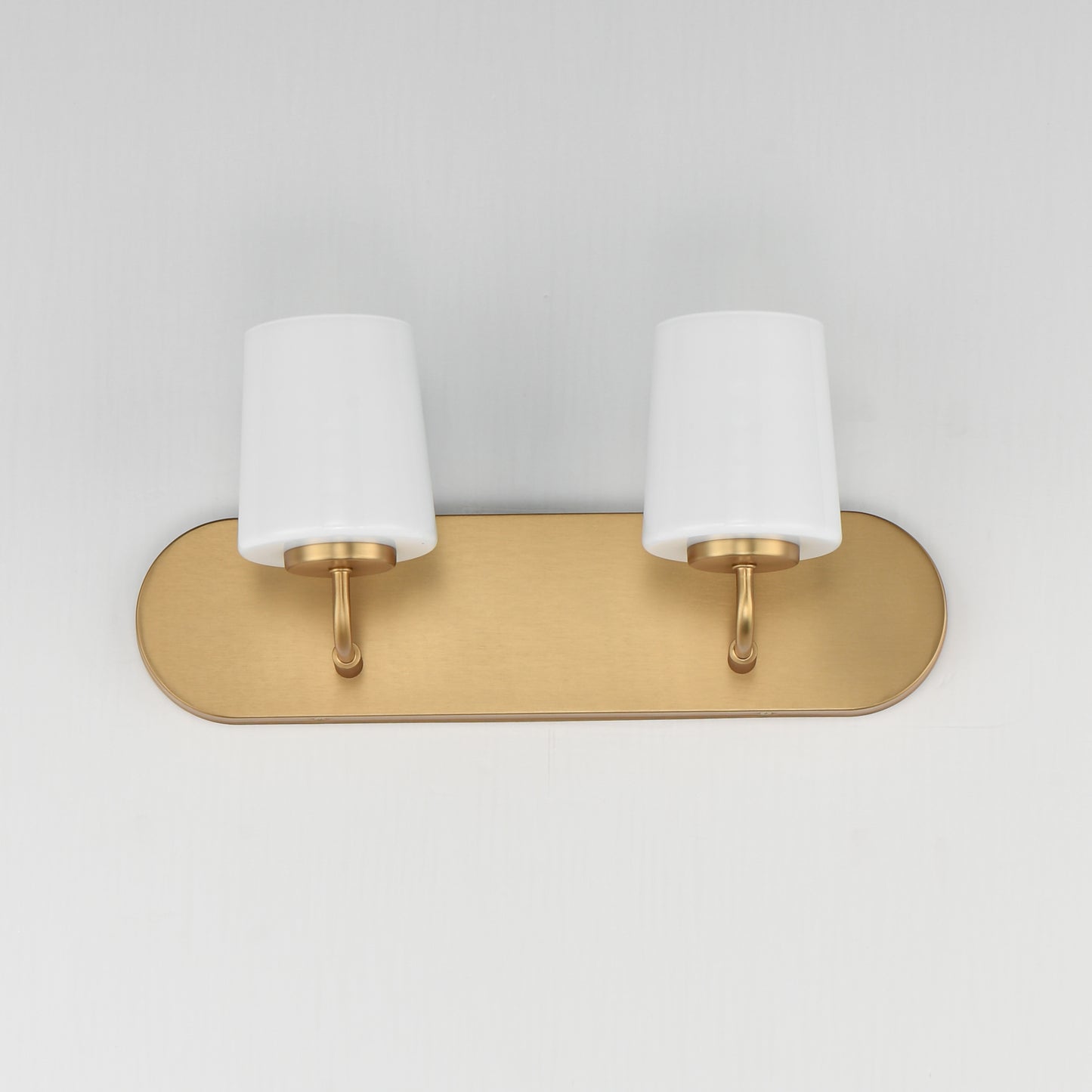 Durham 2-Light Strip Bath Vanity Natural Aged Brass by Maxim Lighting