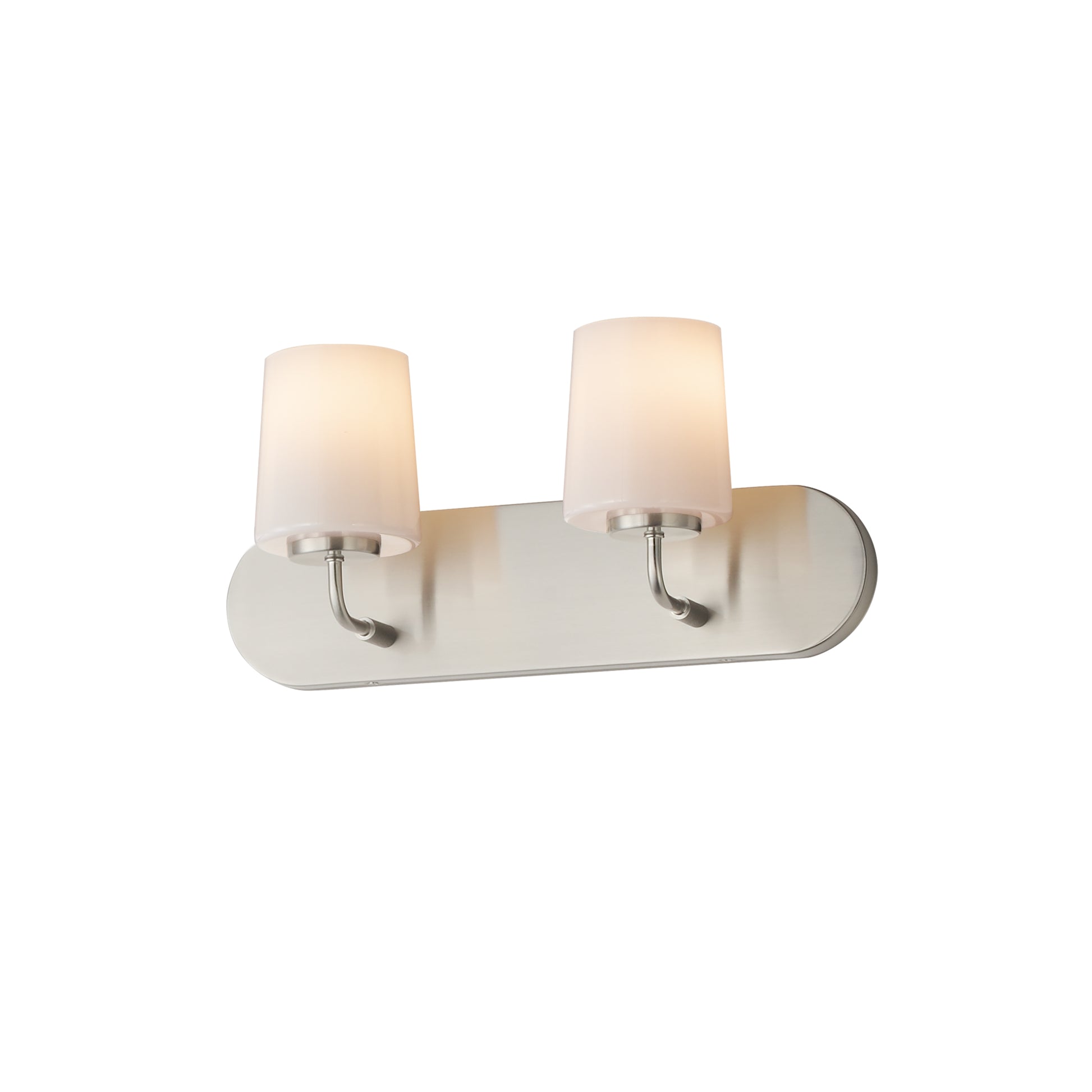 Durham 2-Light Strip Bath Vanity Satin Nickel by Maxim Lighting