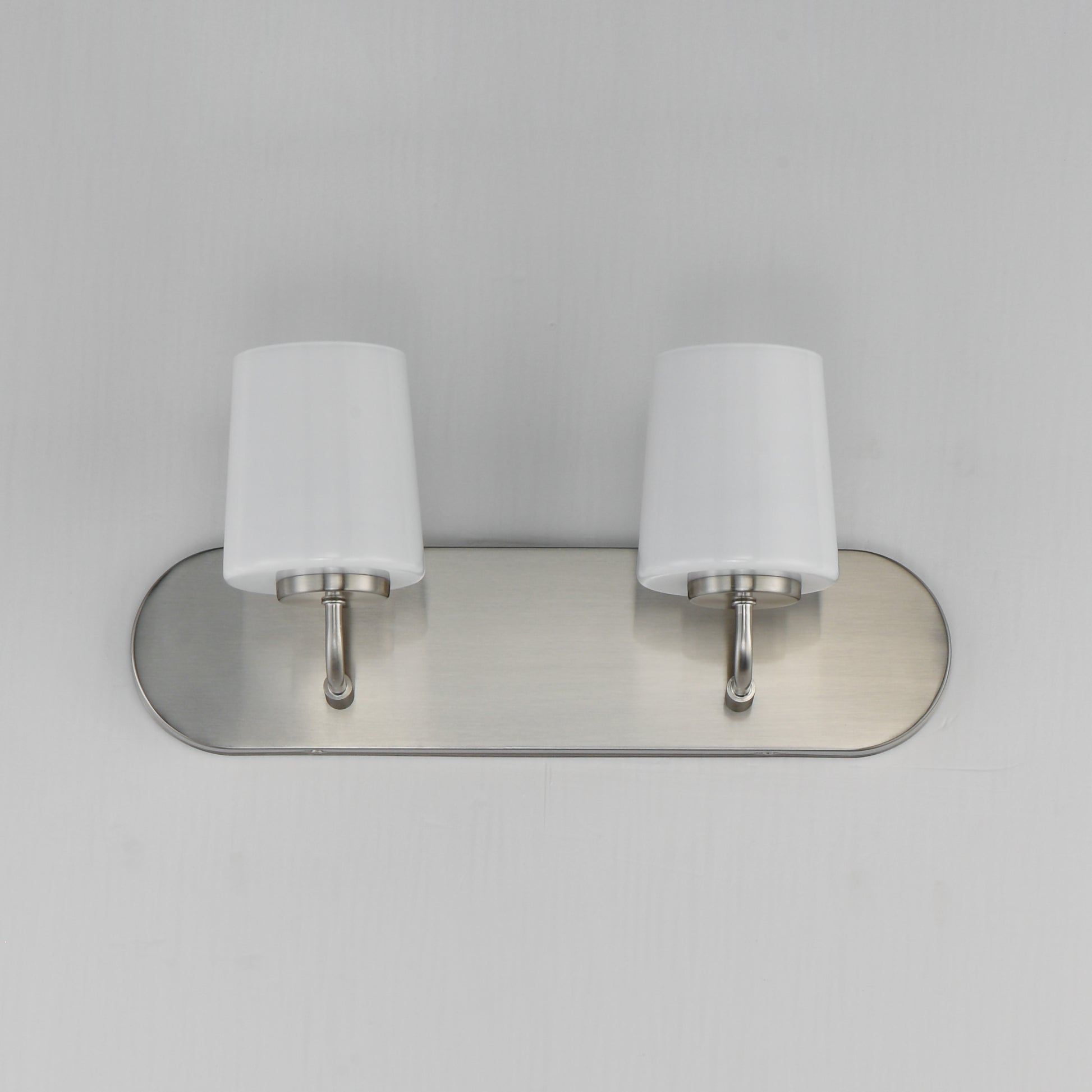 Durham 2-Light Strip Bath Vanity Satin Nickel by Maxim Lighting