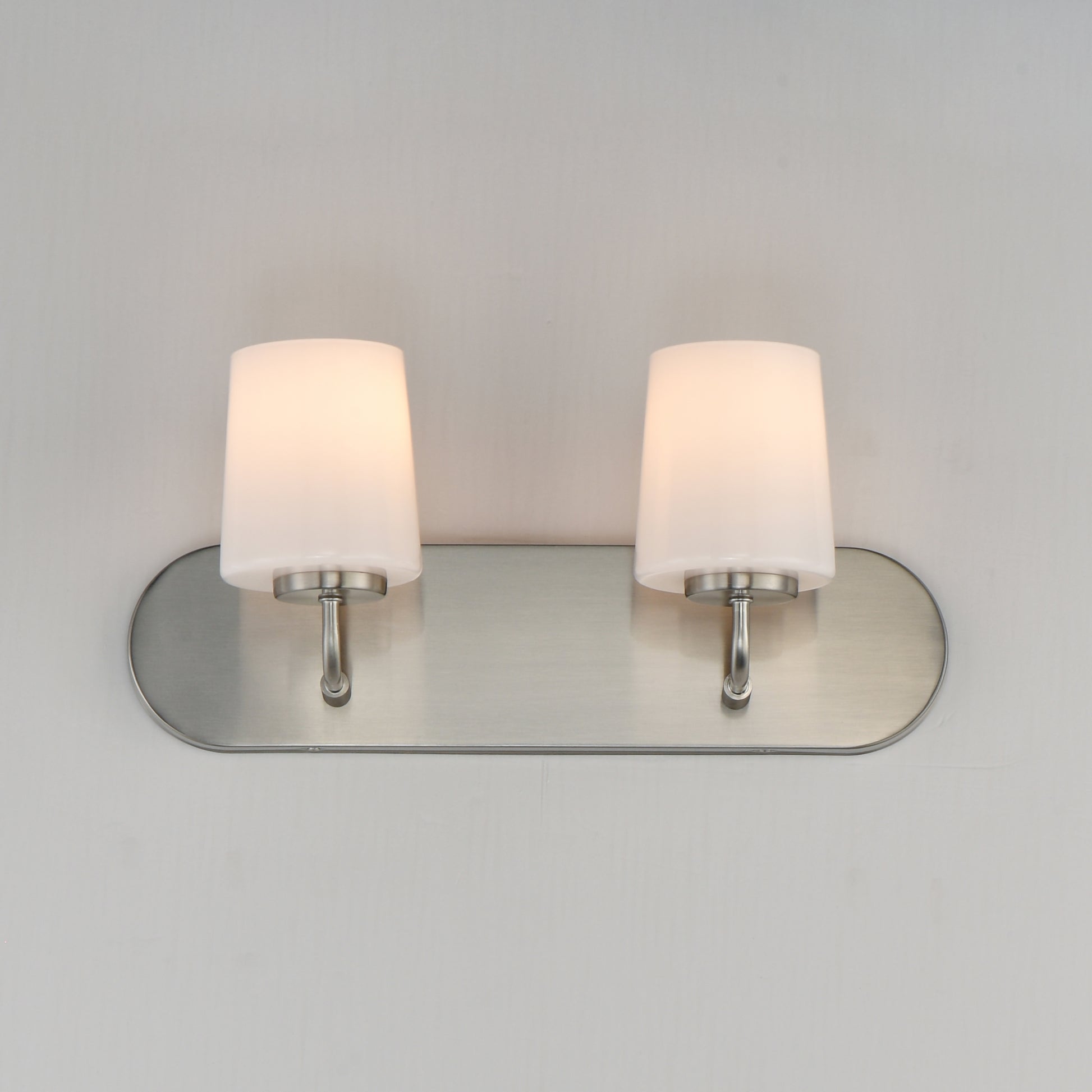 Durham 2-Light Strip Bath Vanity Satin Nickel by Maxim Lighting