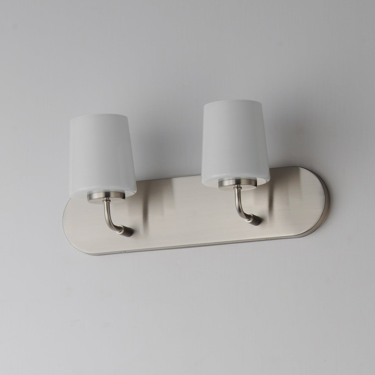 Durham 2-Light Strip Bath Vanity Satin Nickel by Maxim Lighting