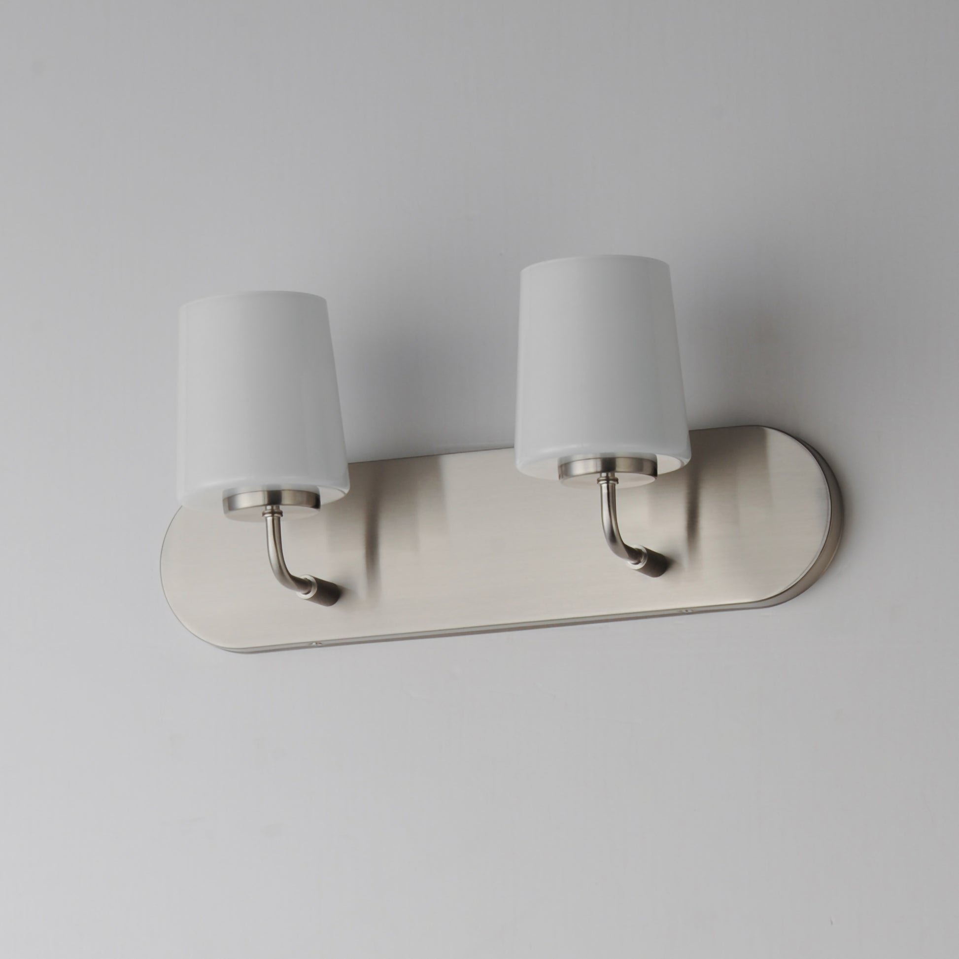Durham 2-Light Strip Bath Vanity Satin Nickel by Maxim Lighting