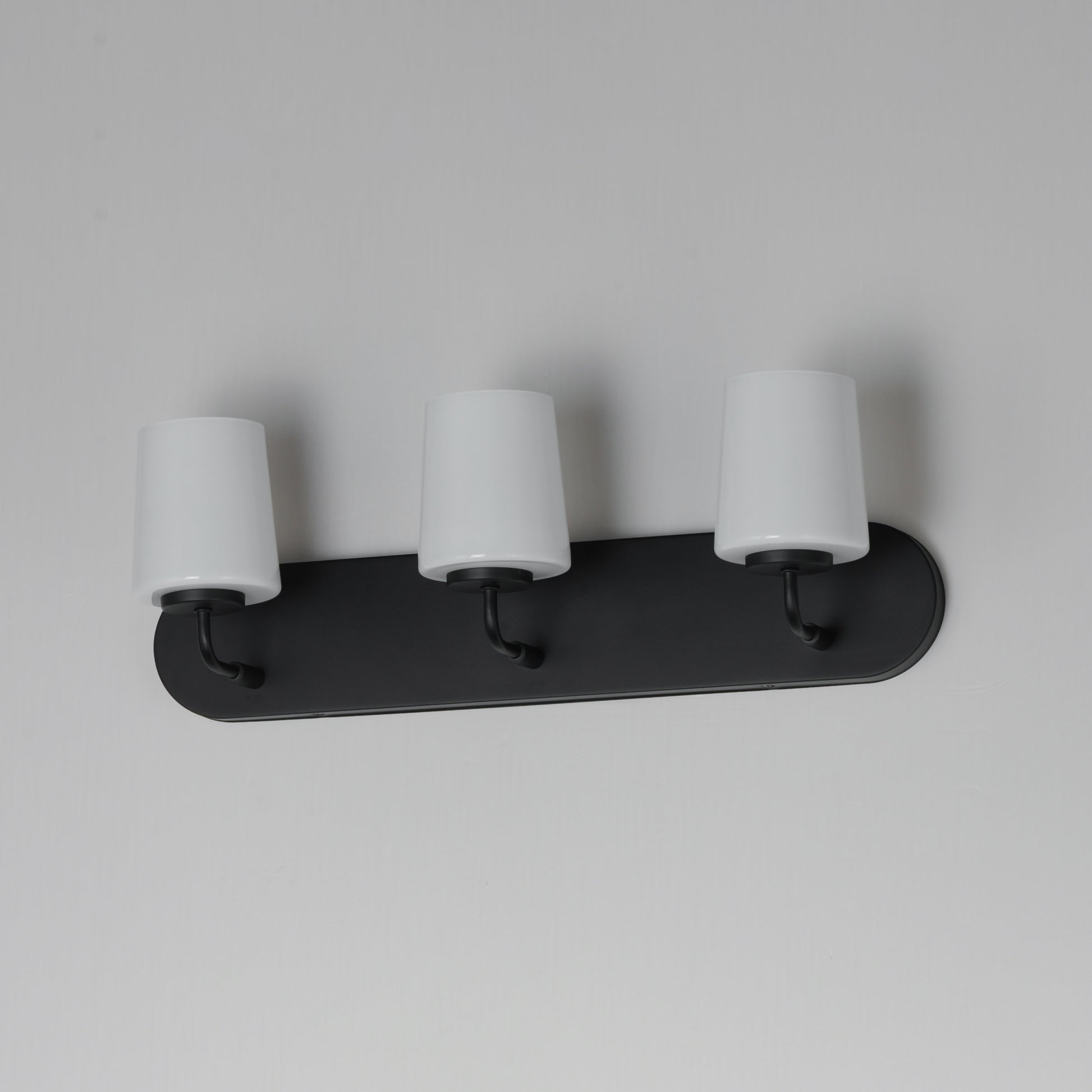 Durham 3-Light Strip Bath Vanity Black by Maxim Lighting