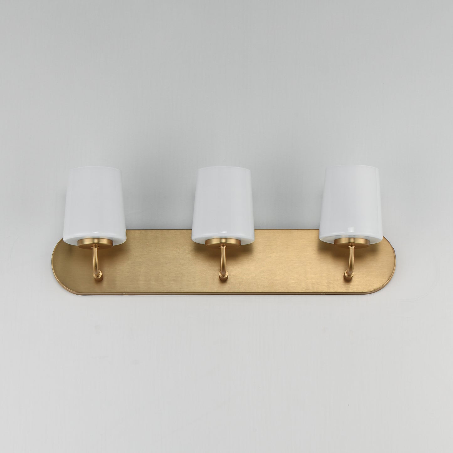 Durham 3-Light Strip Bath Vanity Natural Aged Brass by Maxim Lighting