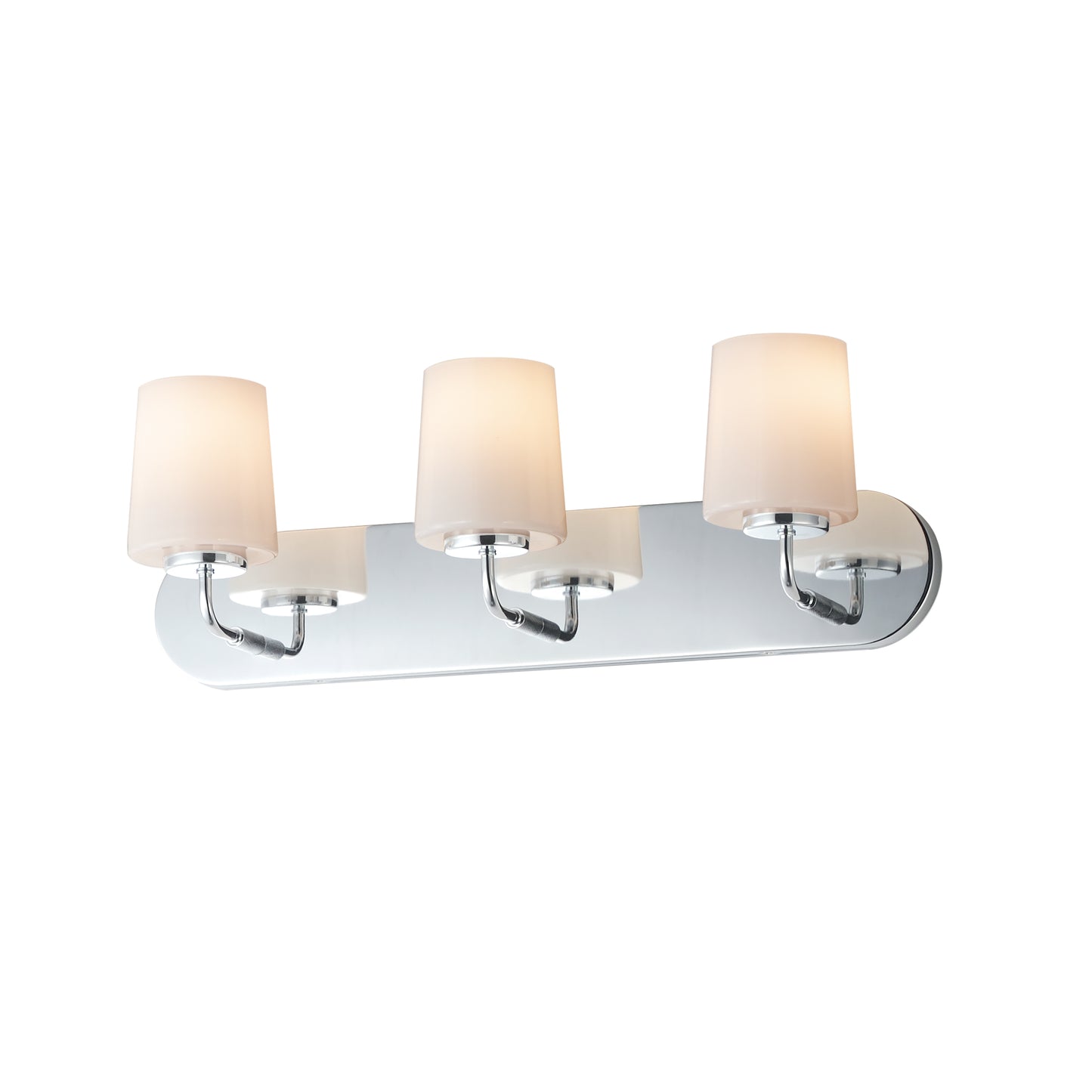 Durham 3-Light Strip Bath Vanity Polished Chrome by Maxim Lighting