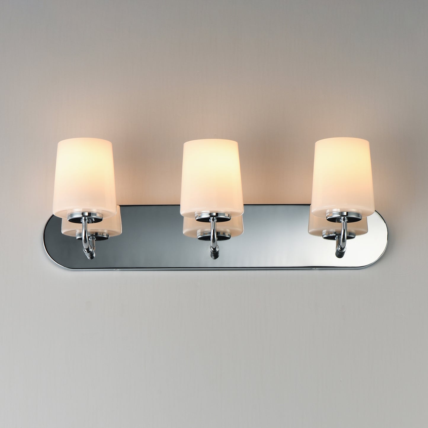 Durham 3-Light Strip Bath Vanity Polished Chrome by Maxim Lighting