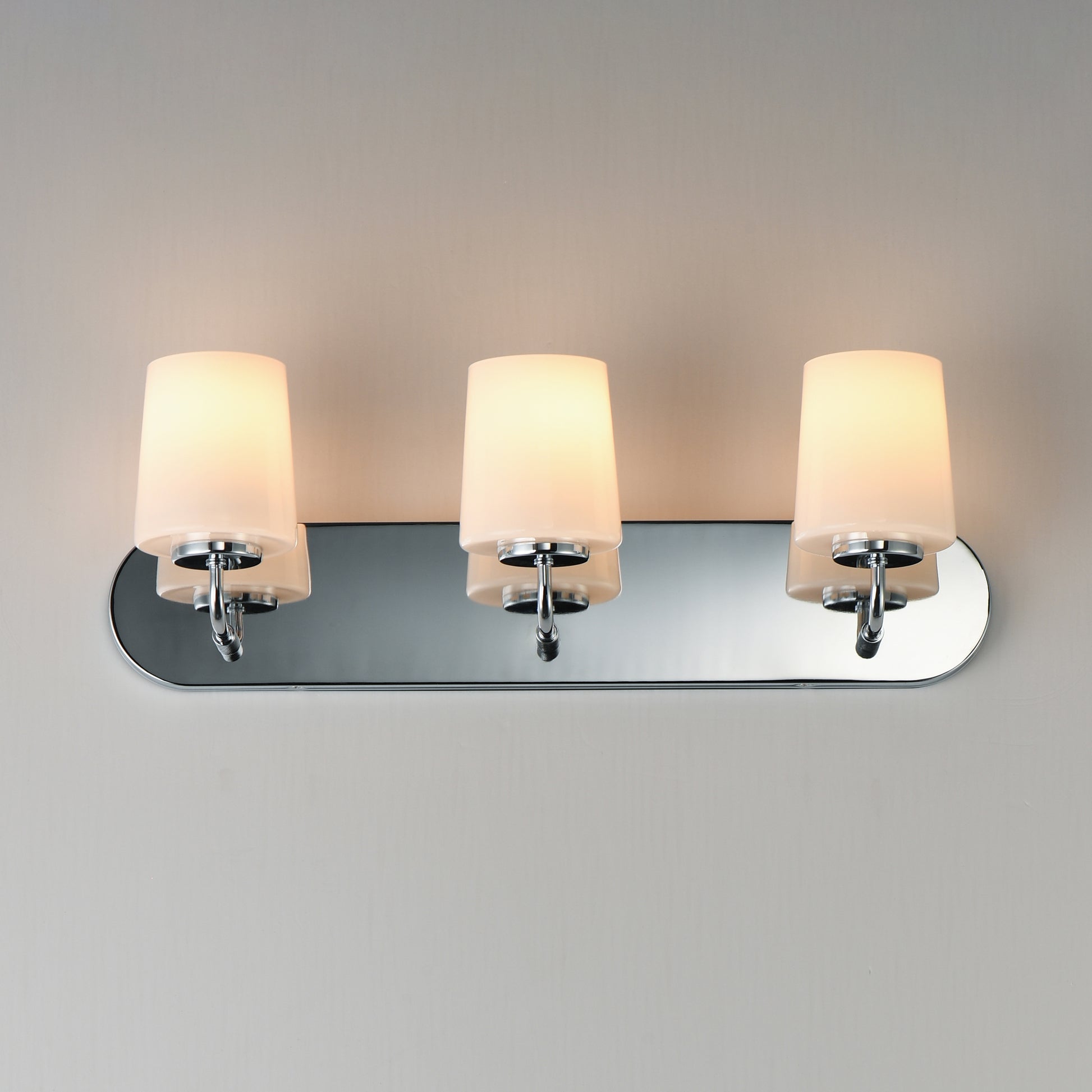 Durham 3-Light Strip Bath Vanity Polished Chrome by Maxim Lighting