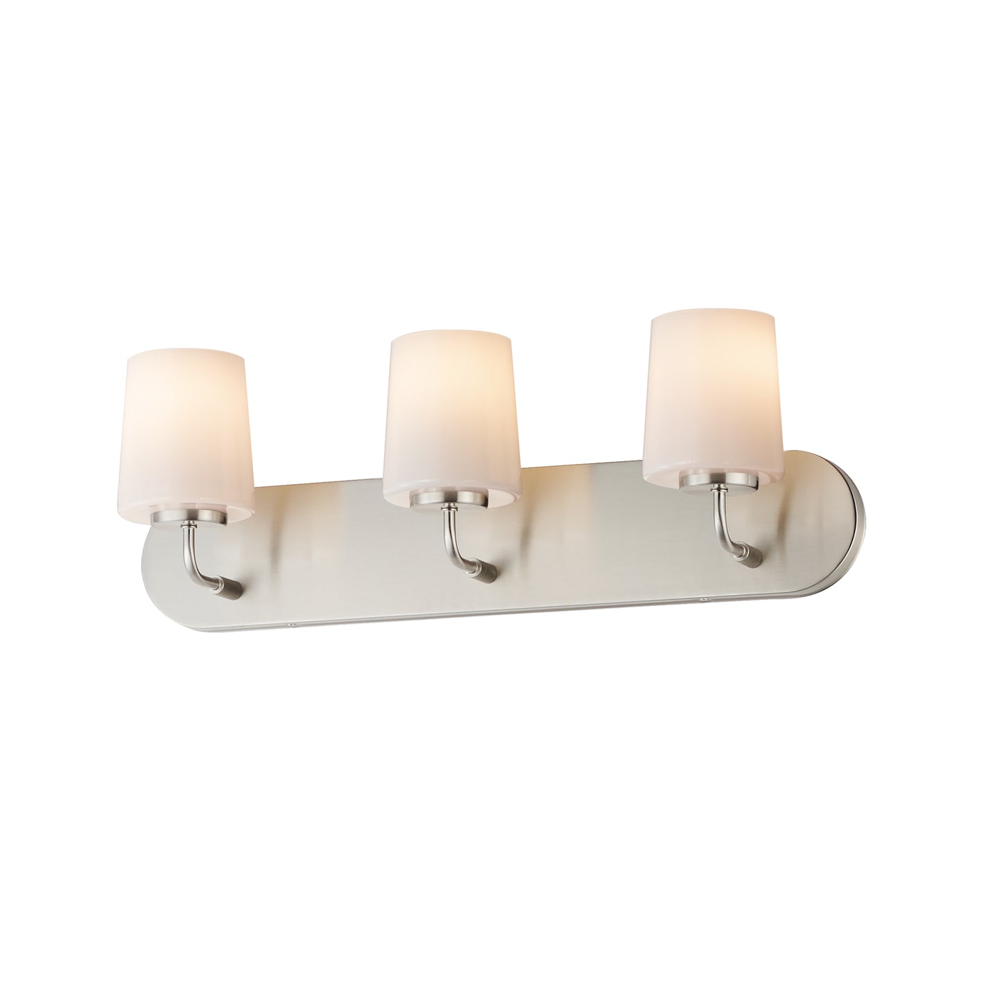 Durham 3-Light Strip Bath Vanity Satin Nickel by Maxim Lighting
