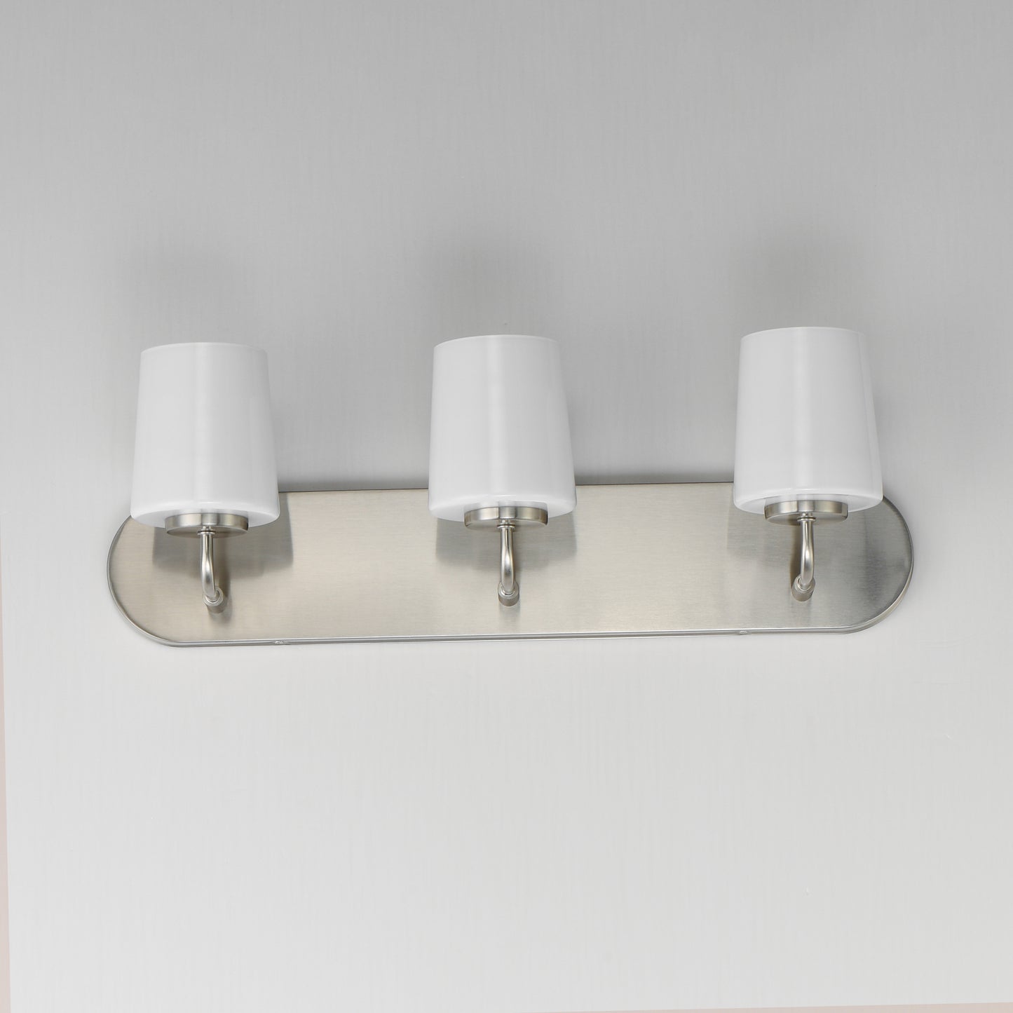Durham 3-Light Strip Bath Vanity Satin Nickel by Maxim Lighting