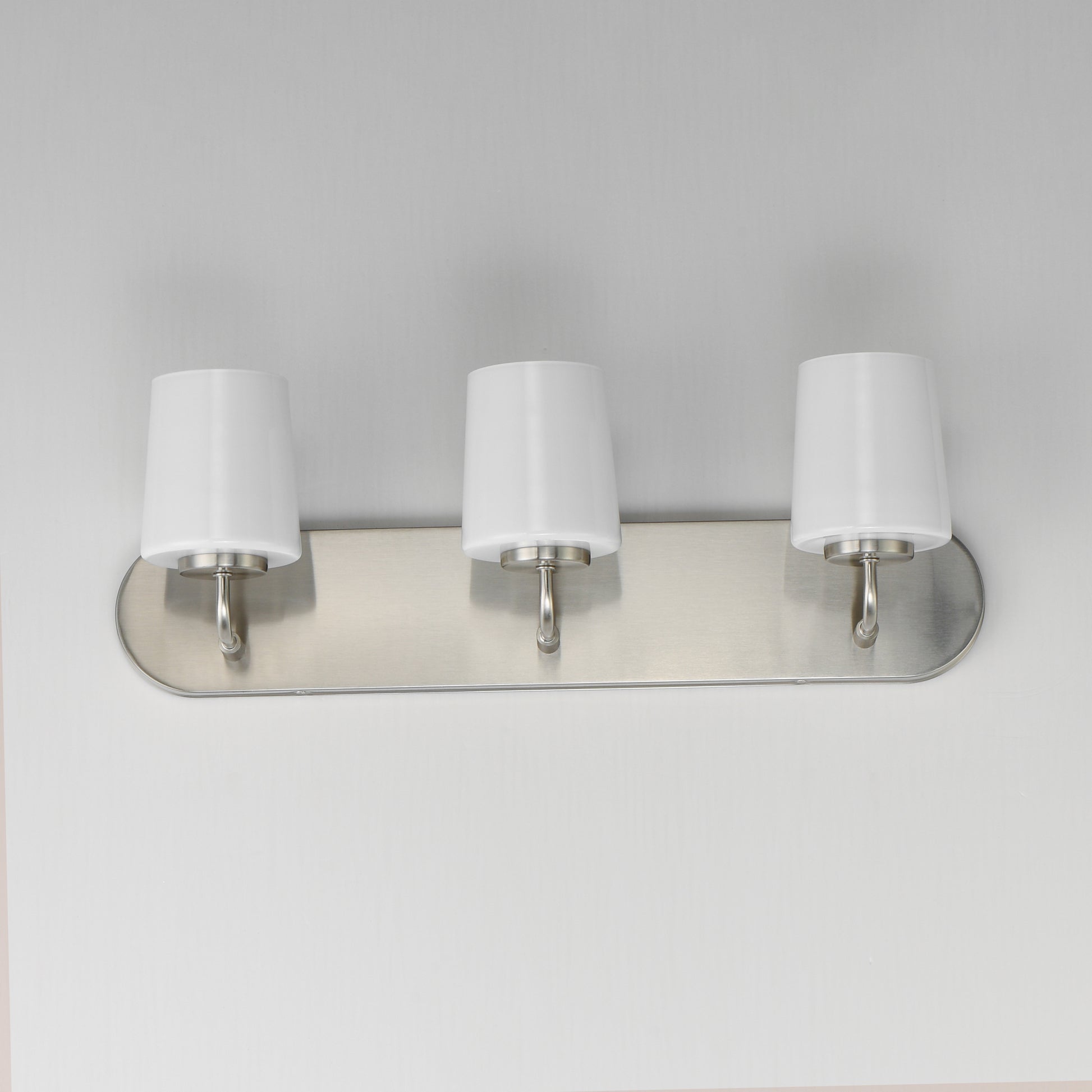 Durham 3-Light Strip Bath Vanity Satin Nickel by Maxim Lighting