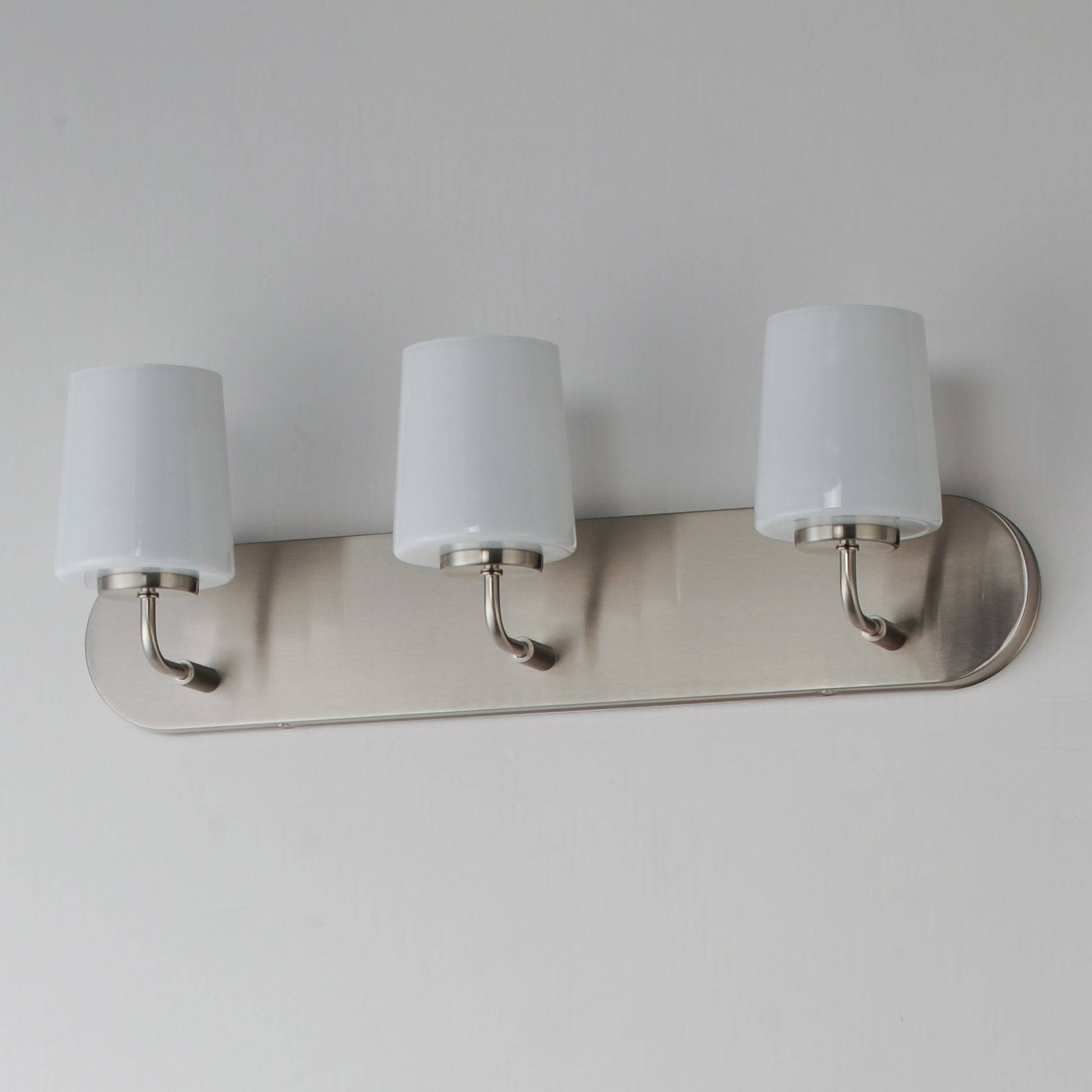 Durham 3-Light Strip Bath Vanity Satin Nickel by Maxim Lighting