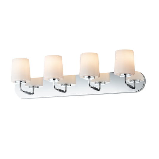 Durham 4-Light Strip Bath Vanity Polished Chrome by Maxim Lighting