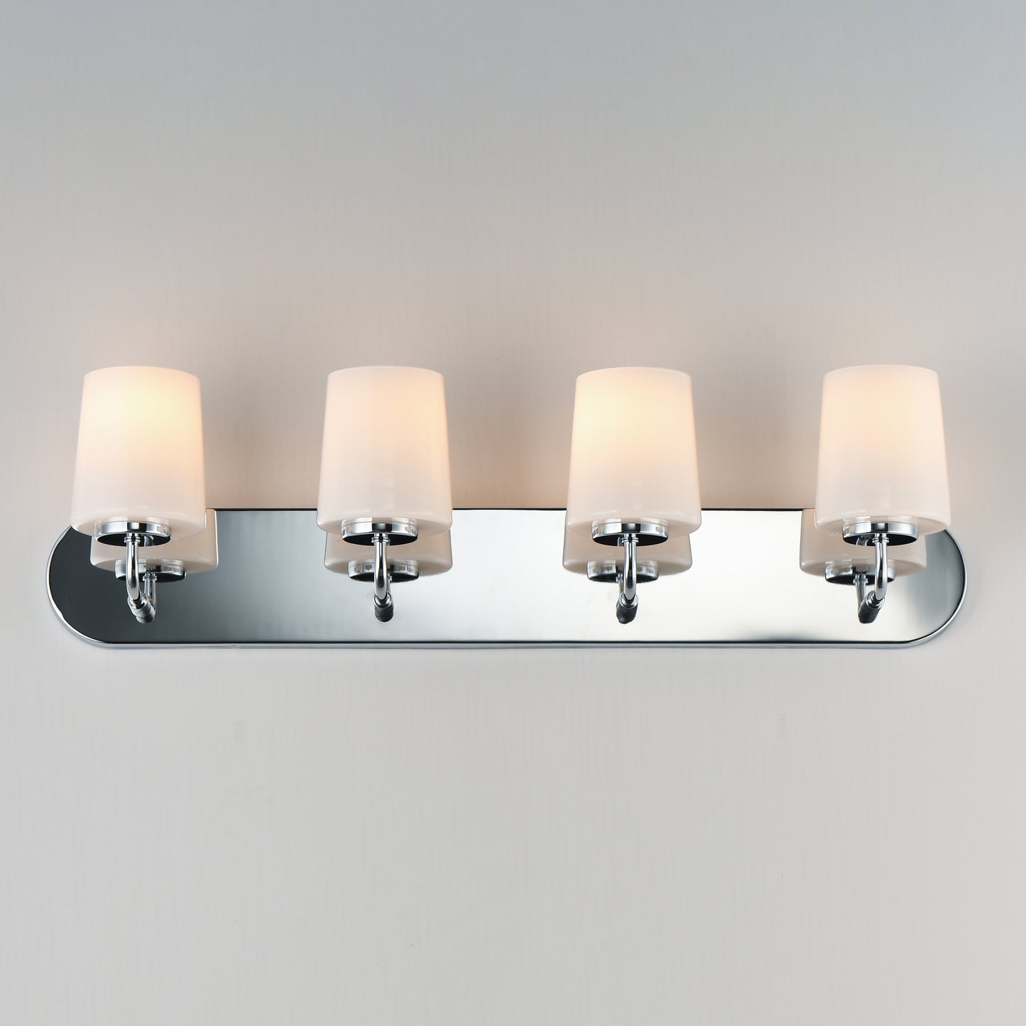 Durham 4-Light Strip Bath Vanity Polished Chrome by Maxim Lighting